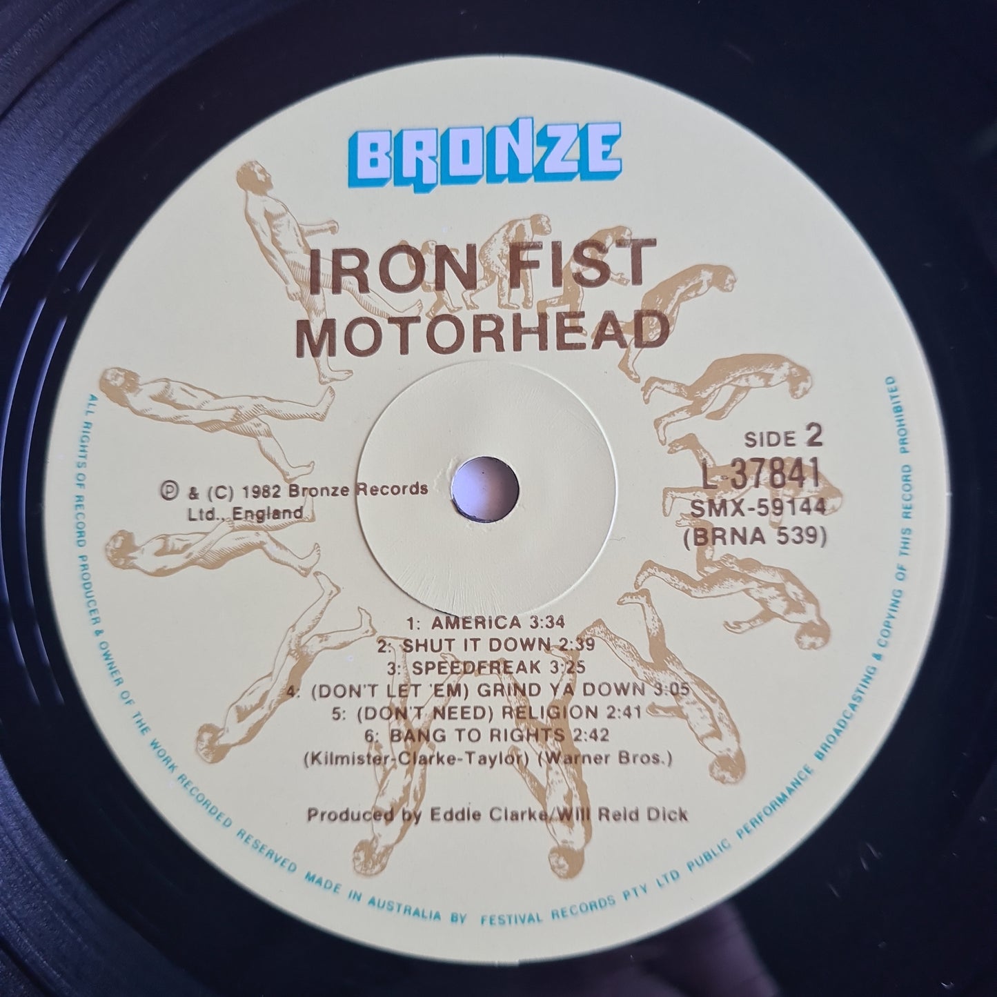 Motörhead – Iron Fist - 1982 - Vinyl Record LP