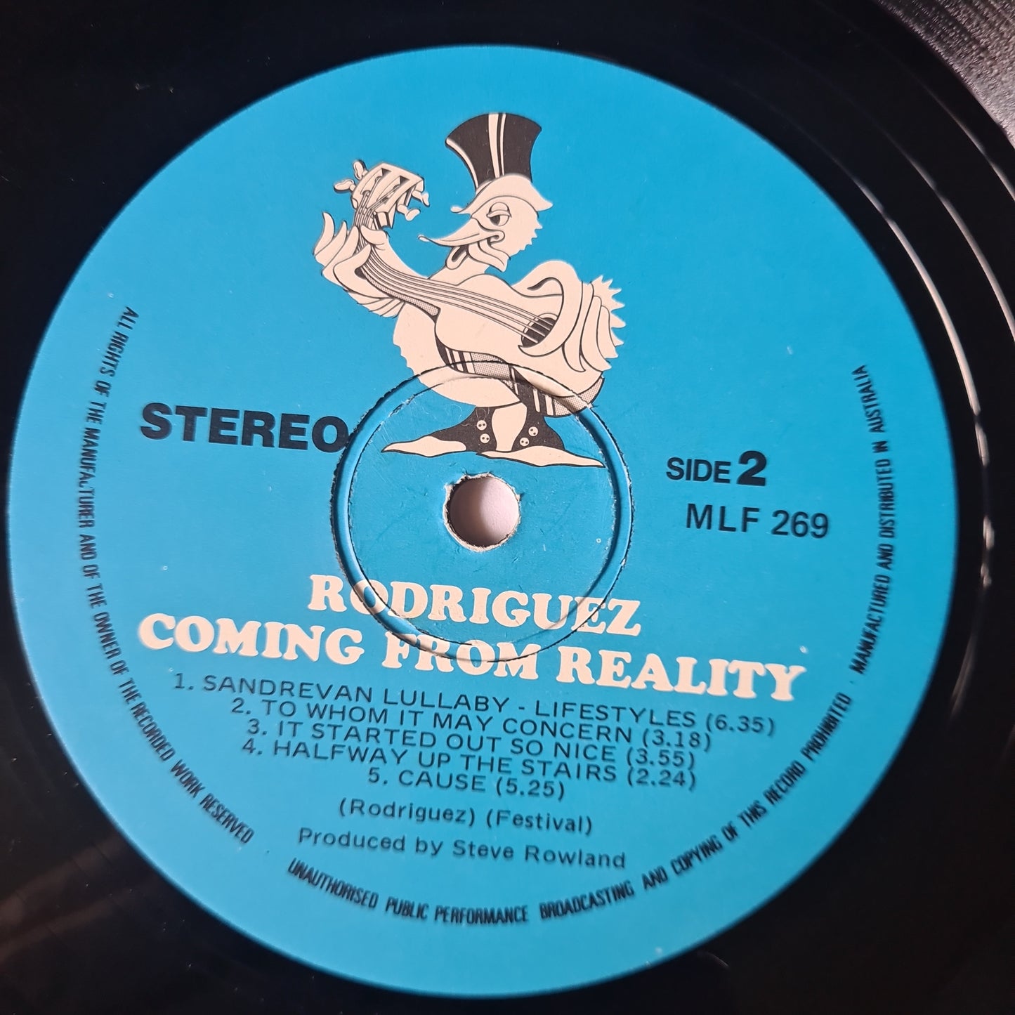 Rodriguez – Coming From Reality - 1979 (Australian Pressing) - Vinyl Record