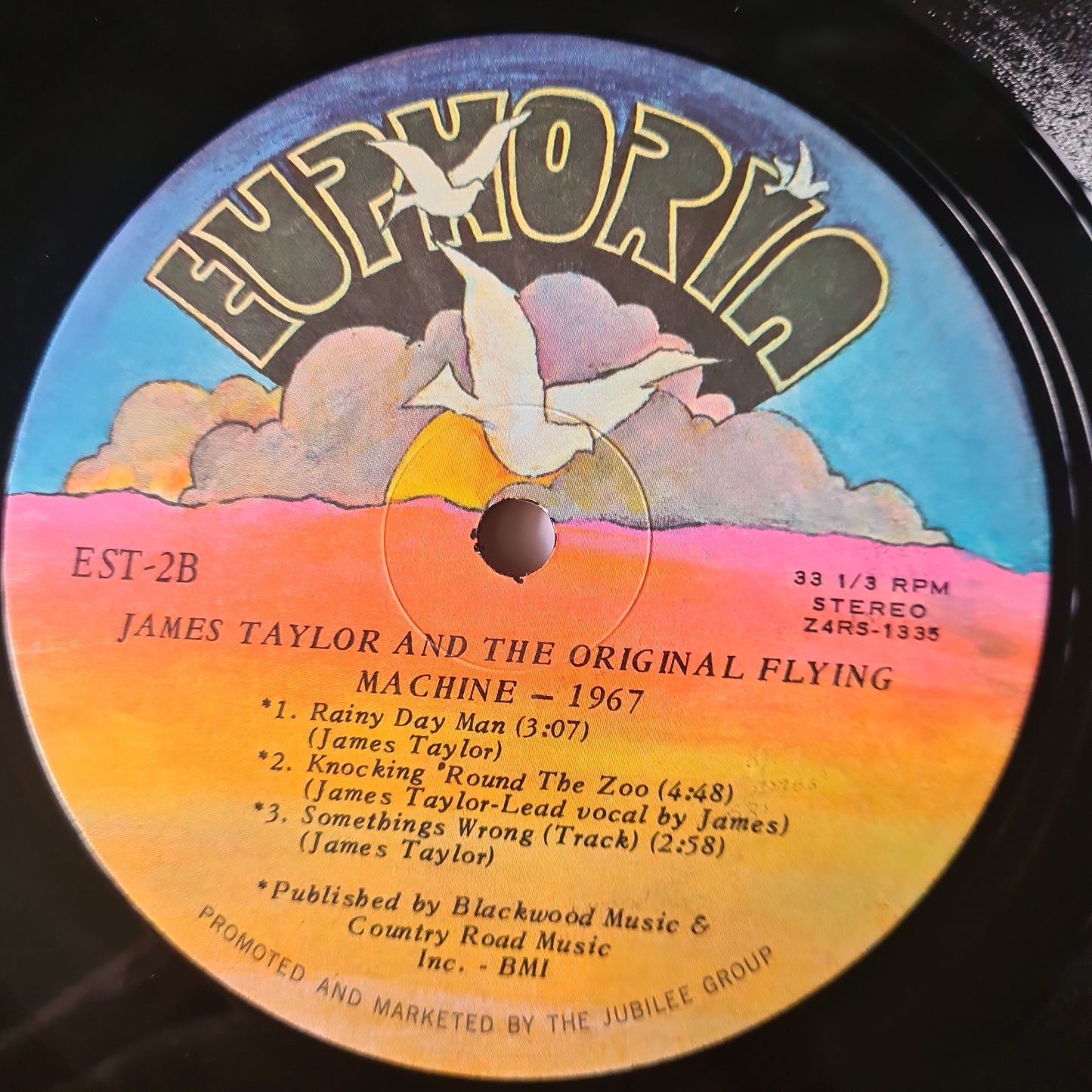 James Taylor – James Taylor & The Flying Machine - 1967 (70's Pressing) - Vinyl Record