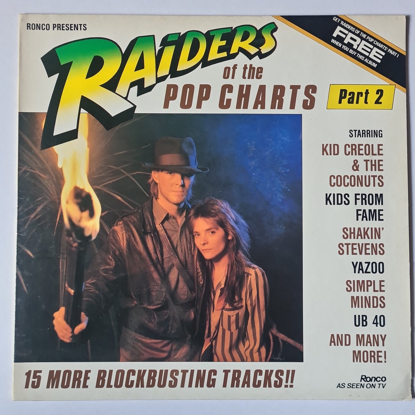 Various Artists/Hits album - Raiders Of The Pop Charts - Part 2 - 1982 - Vinyl Record