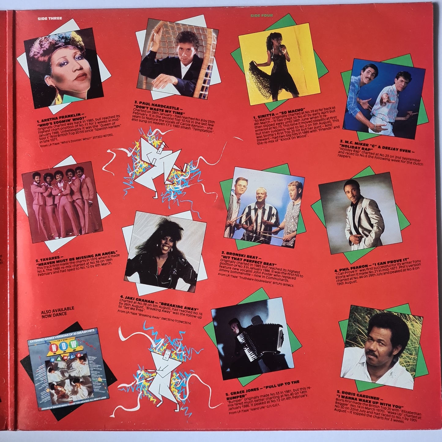 Various Artists/Hits album - Now Dance 86: The 12" Mixes - 1986 (2LP gatefold) - Vinyl Record