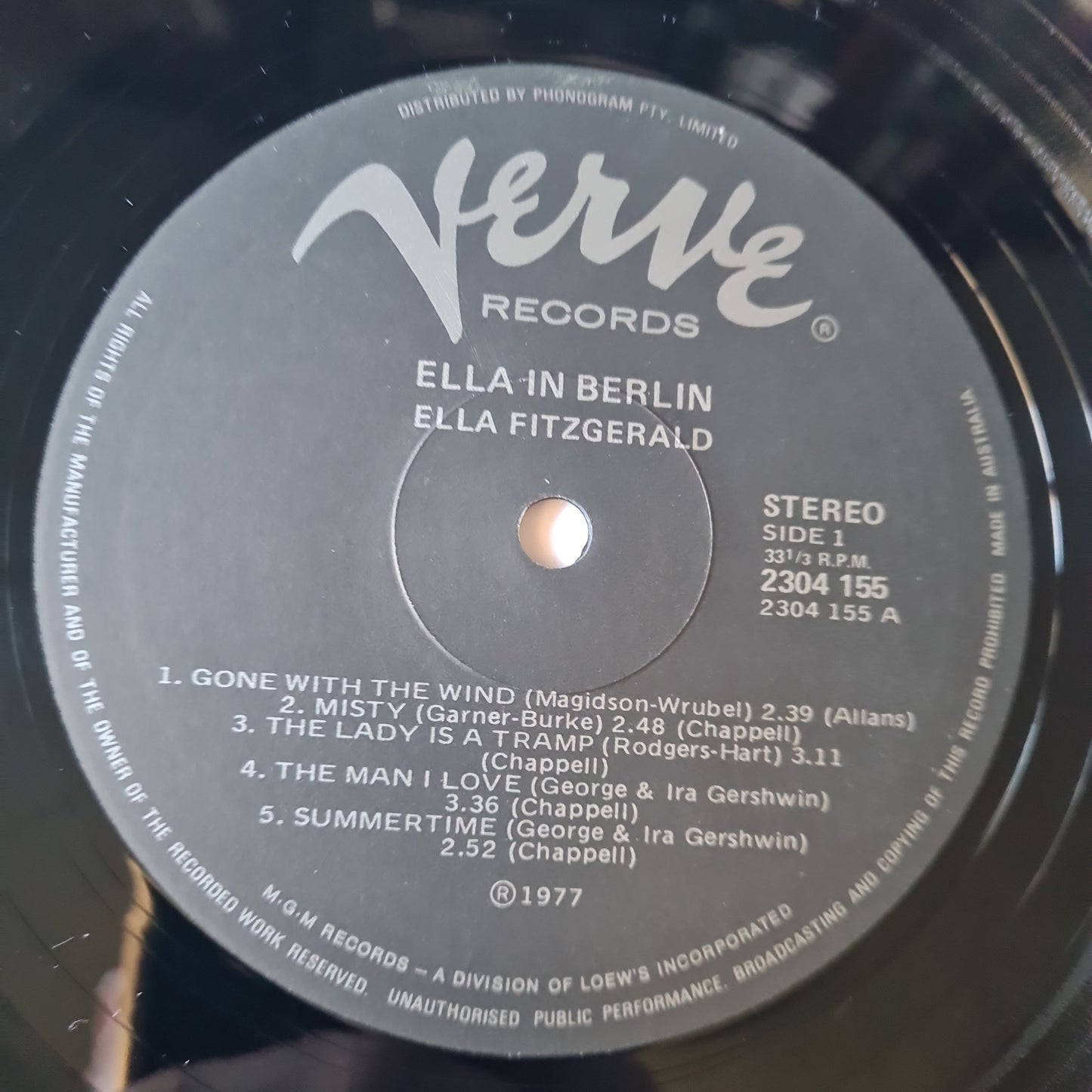 Ella Fitzgerald – Ella In Berlin - 1977 Pressing - Vinyl Record LP