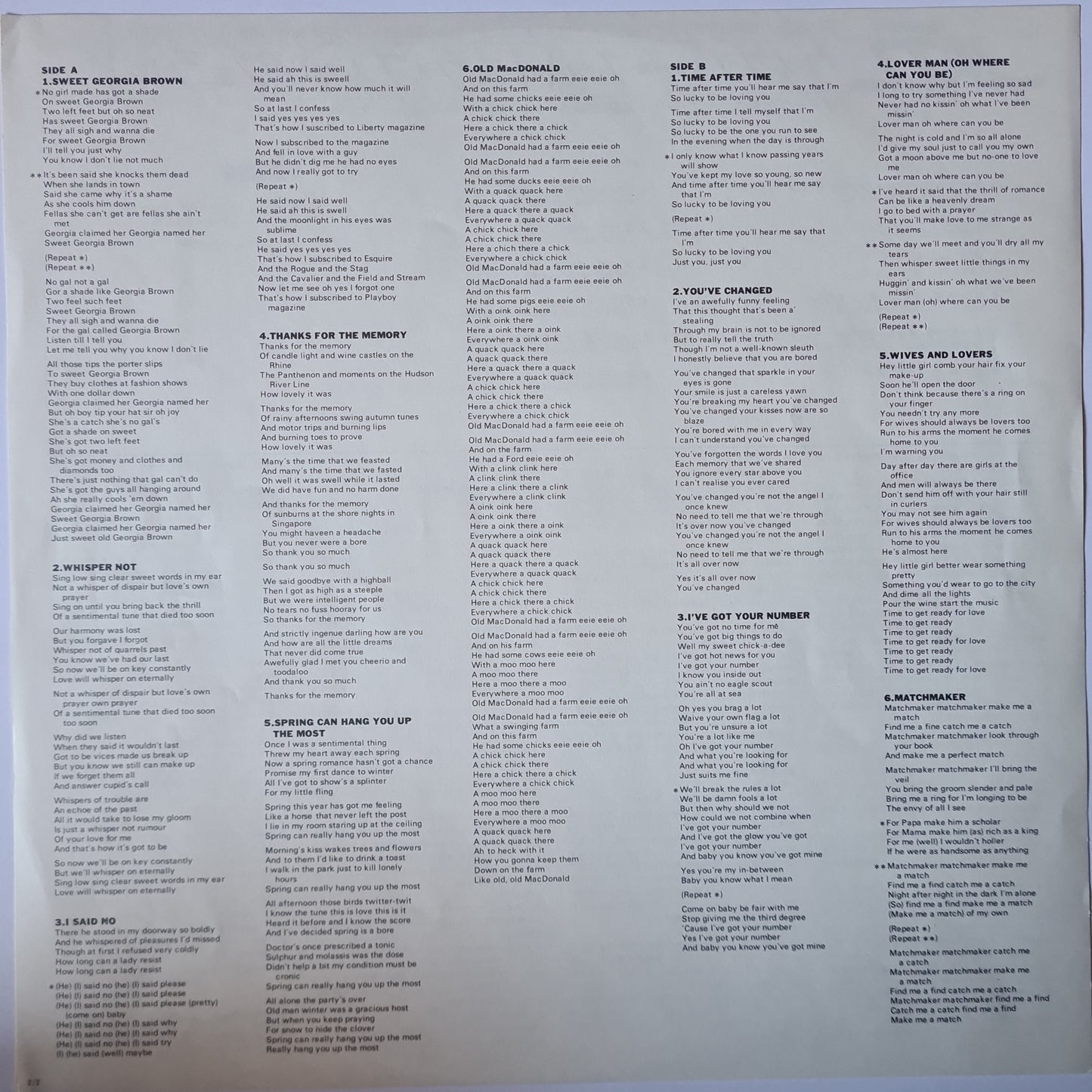 Ella Fitzgerald With Marty Paich And His Orchestra – Whisper Not - 1980 Pressing - Vinyl Record