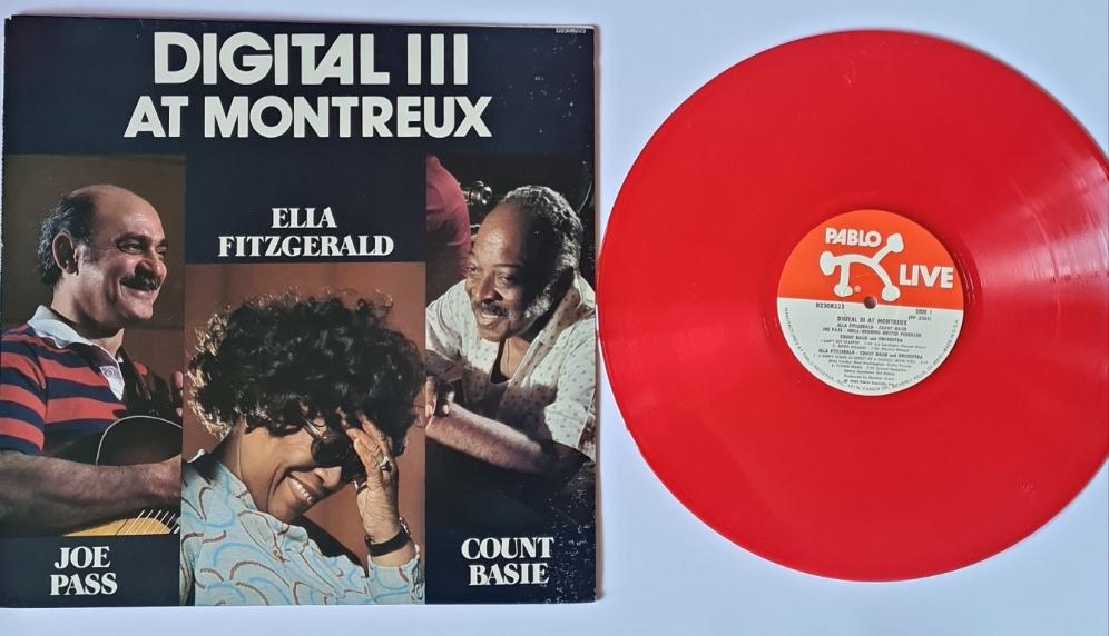 Ella Fitzgerald, Count Basie, Joe Pass, Niels-Henning Ørsted Pedersen – Digital III At Montreux (Red Vinyl) - 1980 Pressing - Vinyl Record