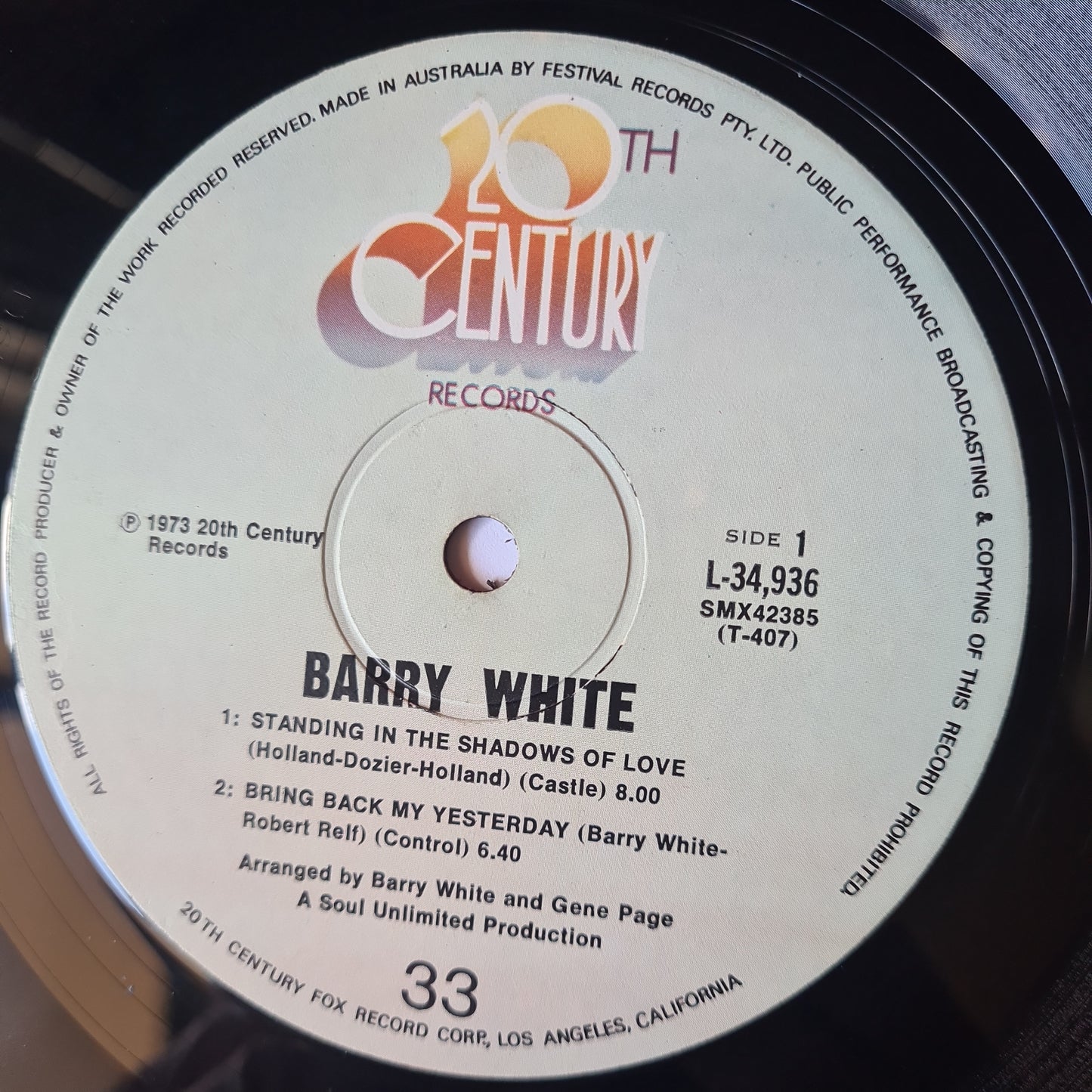 Barry White – I've Got So Much To Give - 1973 - Vinyl Record