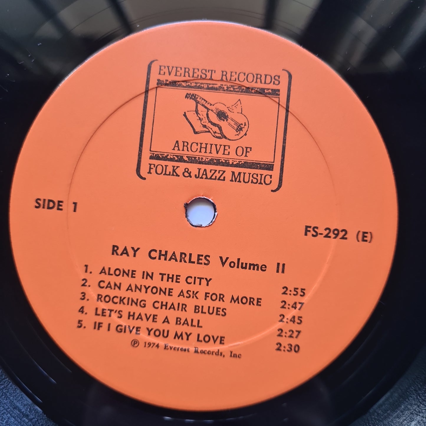 Ray Charles – Ray Charles Volume 2 - 1974 - Vinyl Record