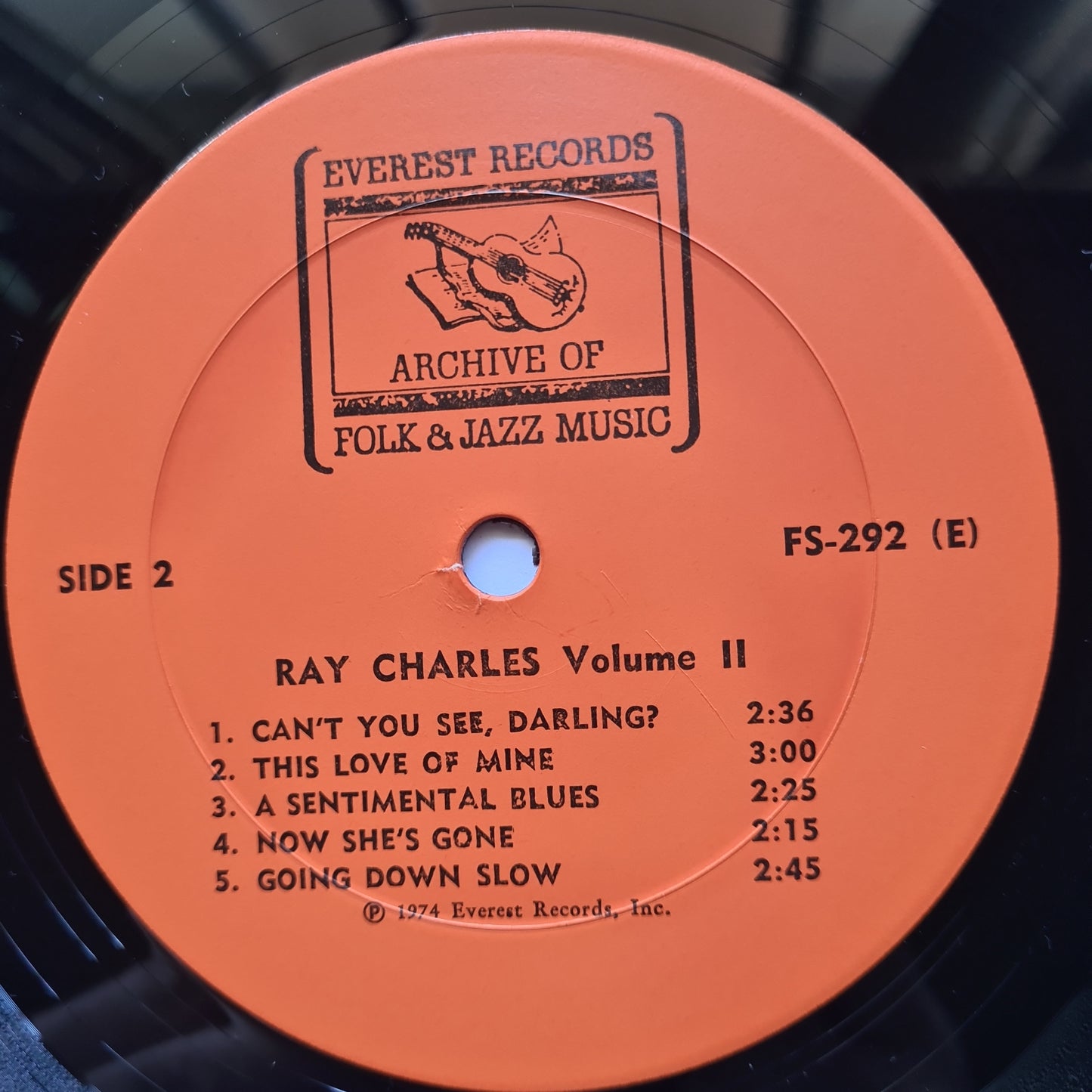 Ray Charles – Ray Charles Volume 2 - 1974 - Vinyl Record