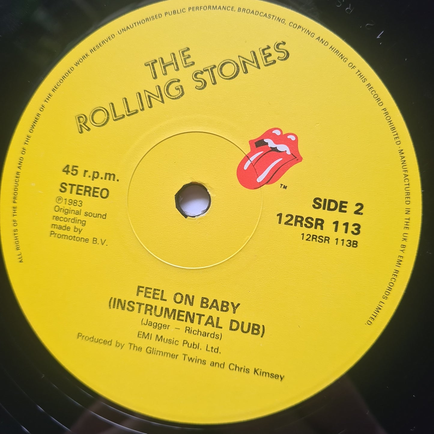 The Rolling Stones – Undercover Of The Night (Extended Cheeky Mix) - 1983 (12inch Single) - Vinyl Record