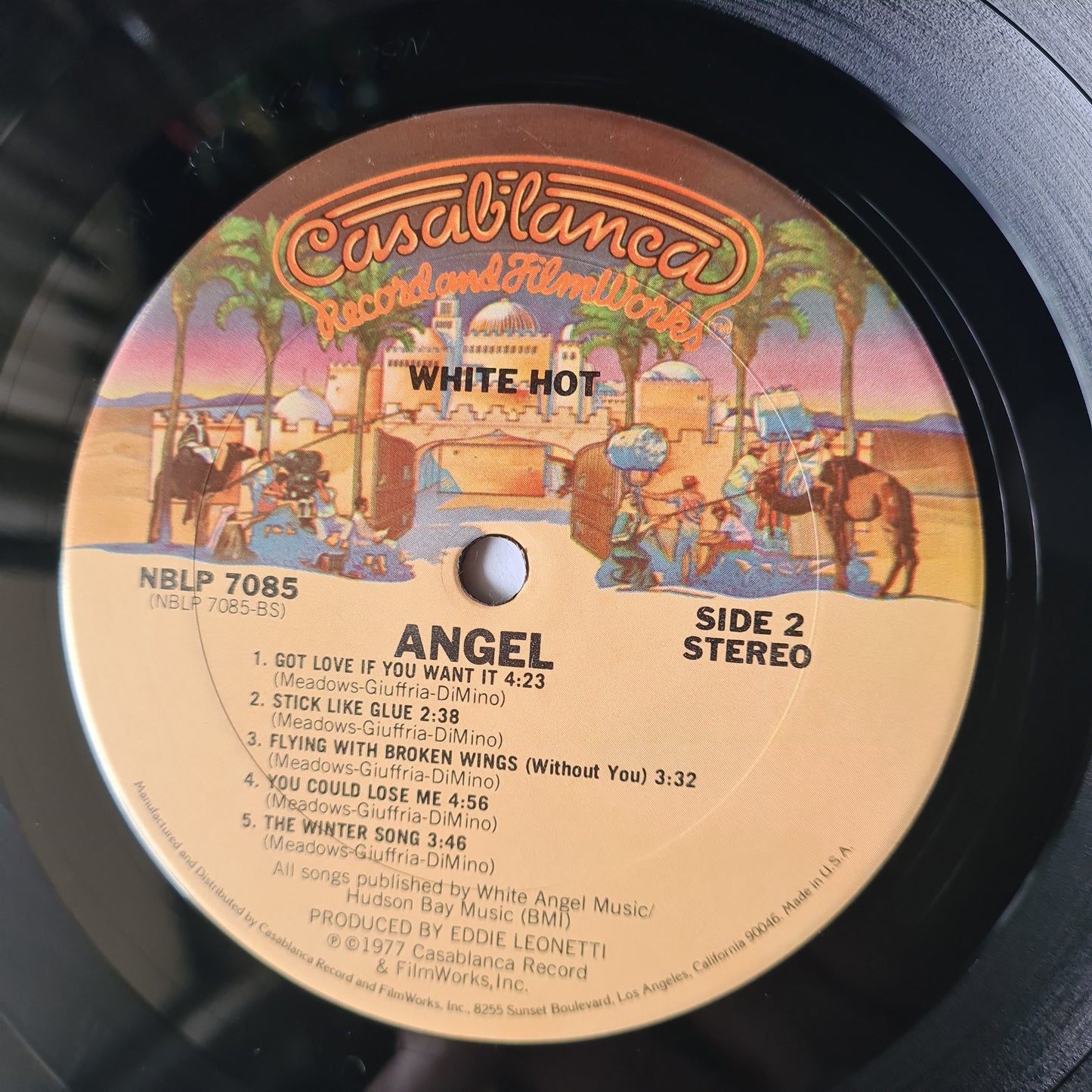 Angel – White Hot - 1977 - Vinyl Record