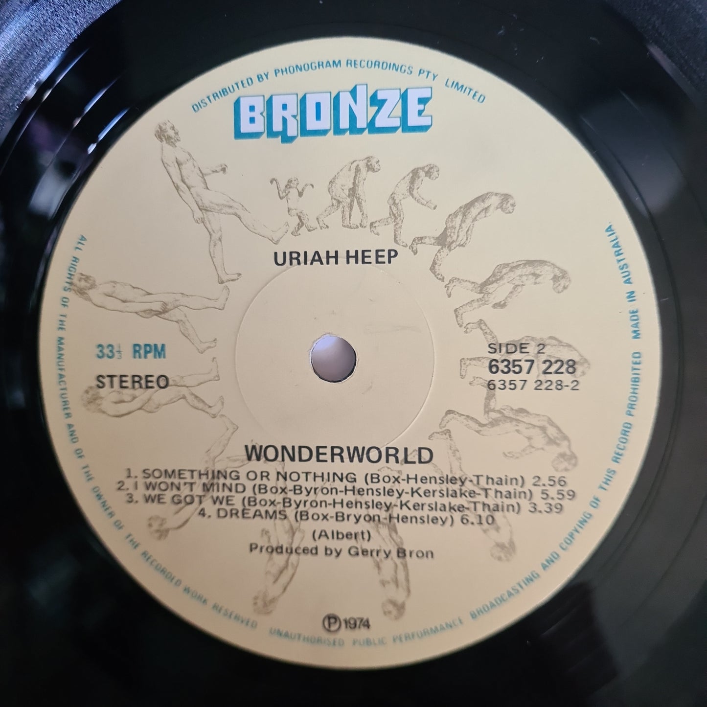 Uriah Heep – Wonderworld - 1974 - Vinyl Record
