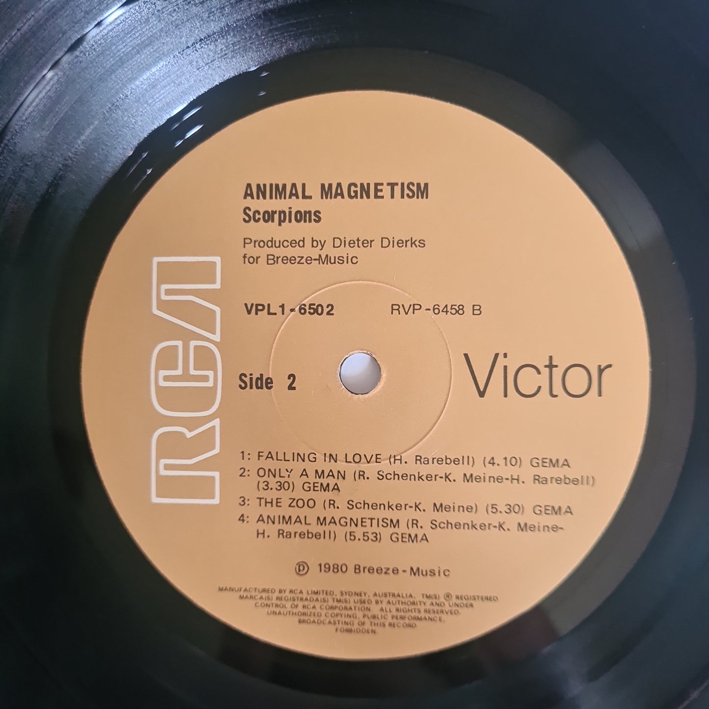 Scorpions – Animal Magnetism - 1980 - Vinyl Record