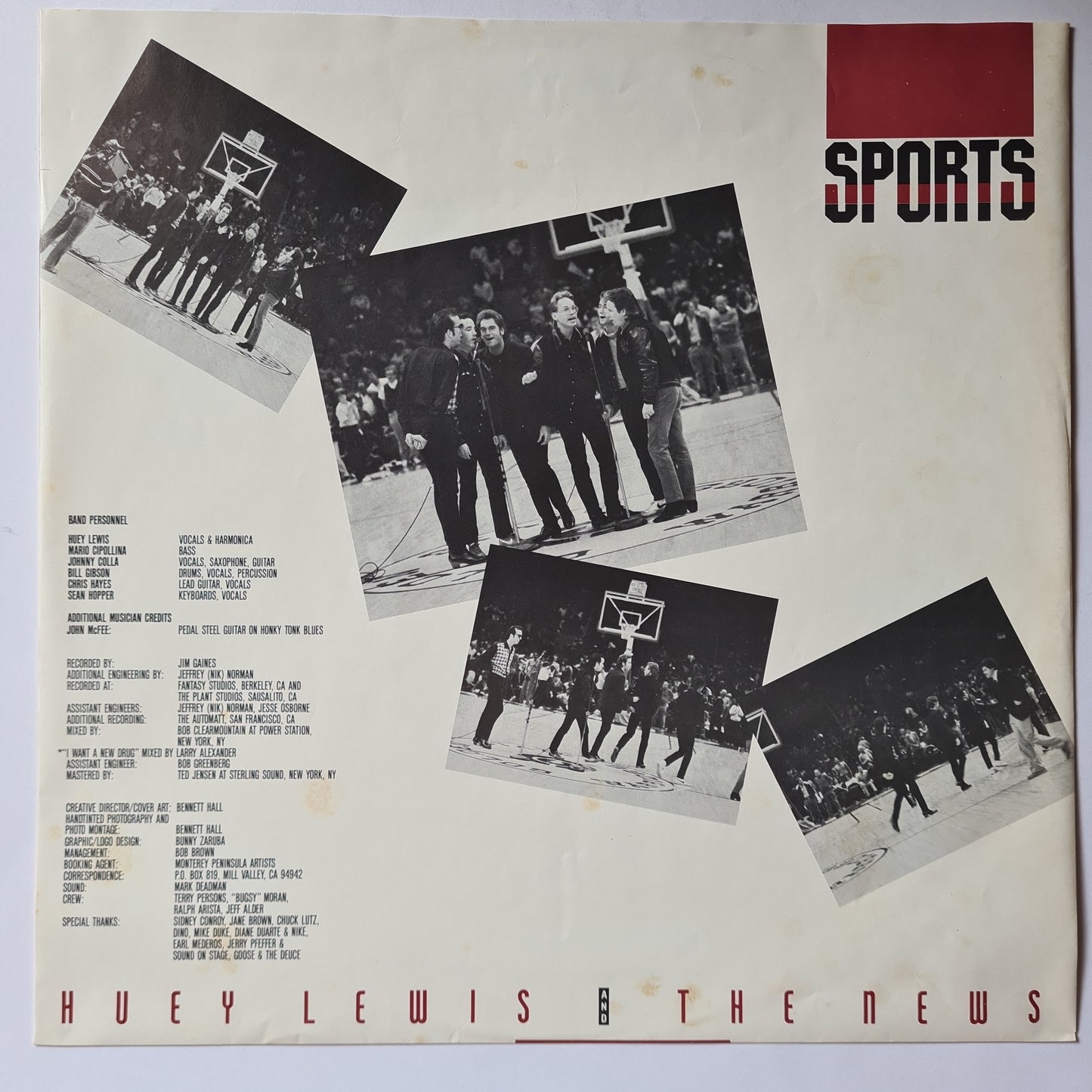 Huey Lewis & The News – Sports - 1983 - Vinyl Record