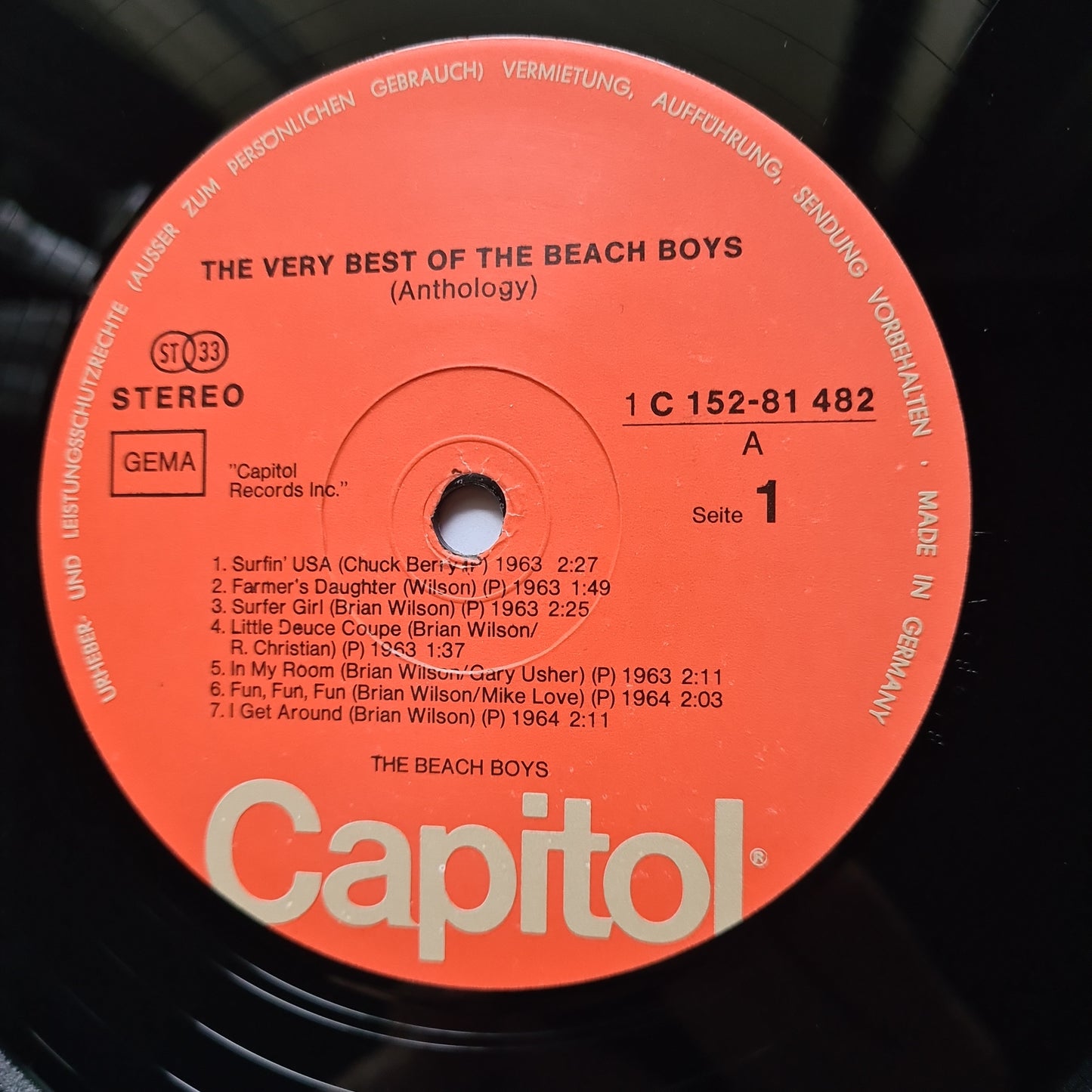 The Beach Boys – The Very Best Of The Beach Boys (Anthology 1963-69) - (2LP Gatefold) 1974 - Vinyl Record