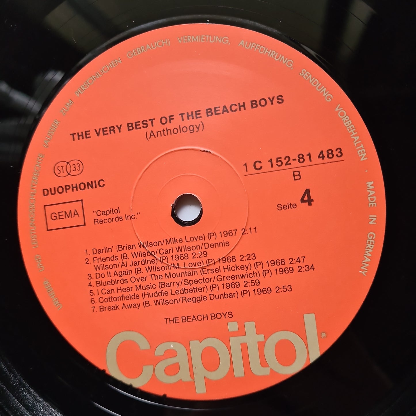The Beach Boys – The Very Best Of The Beach Boys (Anthology 1963-69) - (2LP Gatefold) 1974 - Vinyl Record