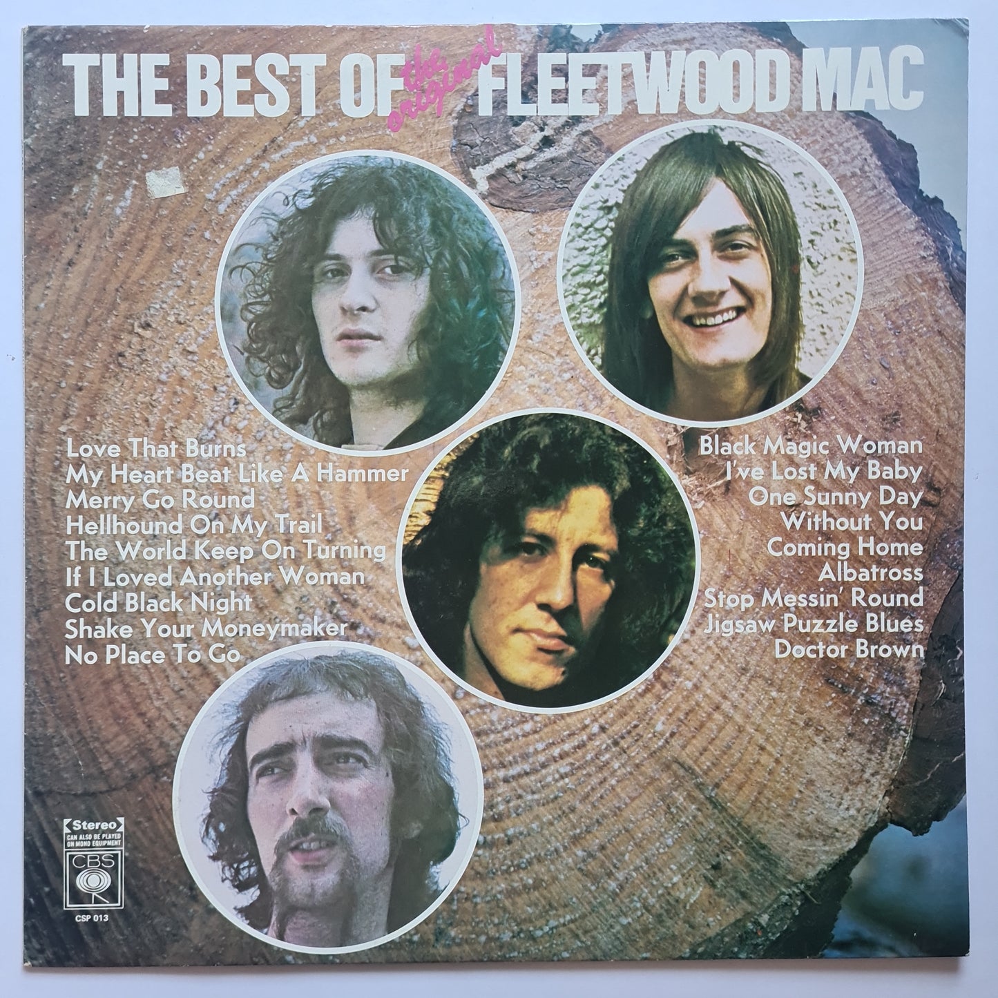 Fleetwood Mac – The Best Of The Original Fleetwood Mac- 1976 - Vinyl Record