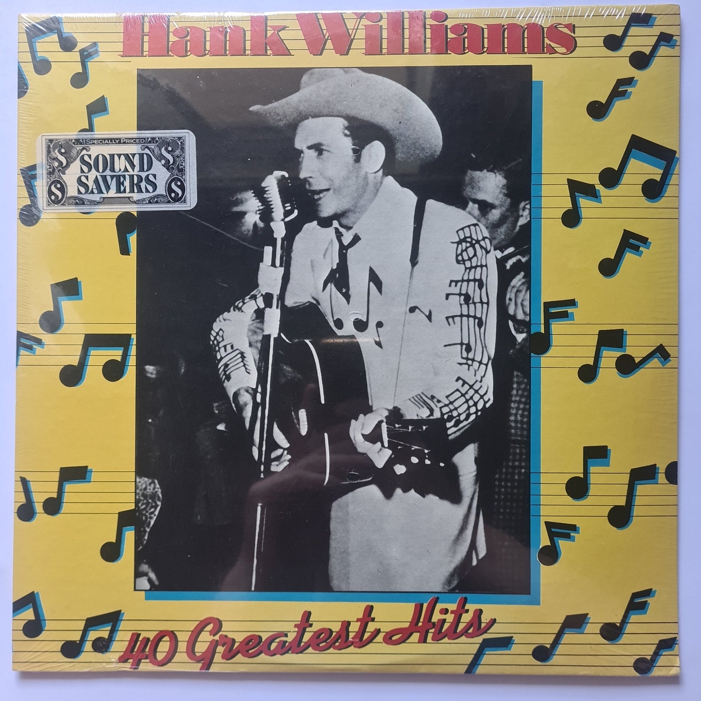 Hank Williams – 40 Greatest Hits - 1978 (Sealed 2LP gatefold) - Vinyl Record