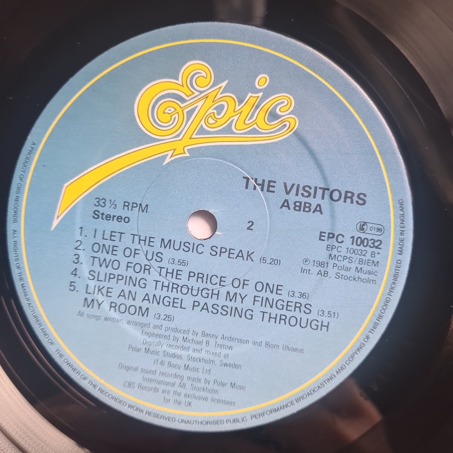ABBA – The Visitors - 1981 - Vinyl Record