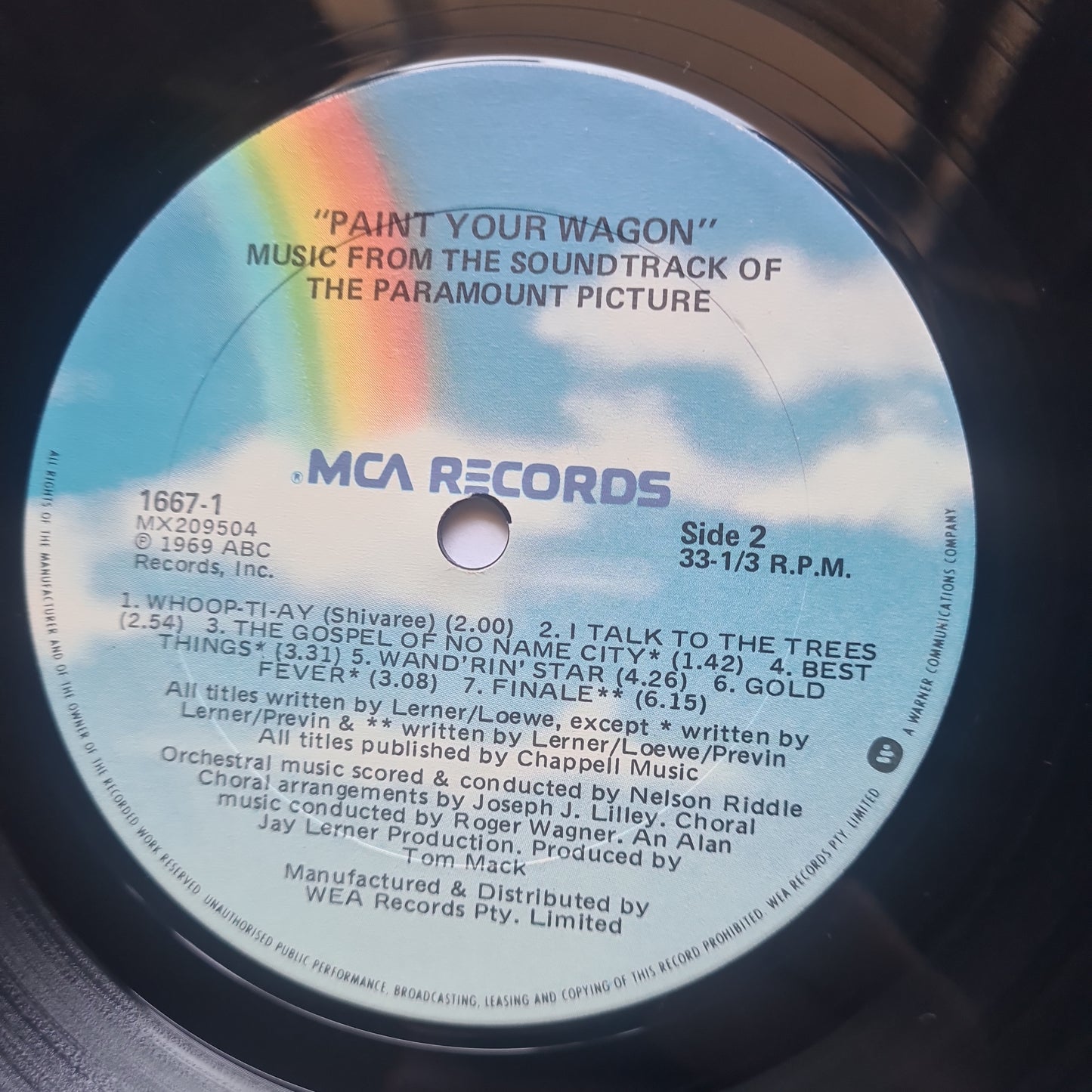 Various – Paint Your Wagon - Music From The Soundtrack- 1969 - Vinyl Record