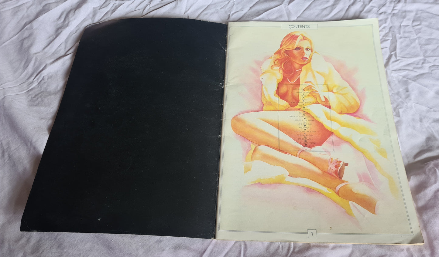 ROD STEWART- BLONDES HAVE MORE FUN- 1979-1980 TOUR BOOK - PROGRAM