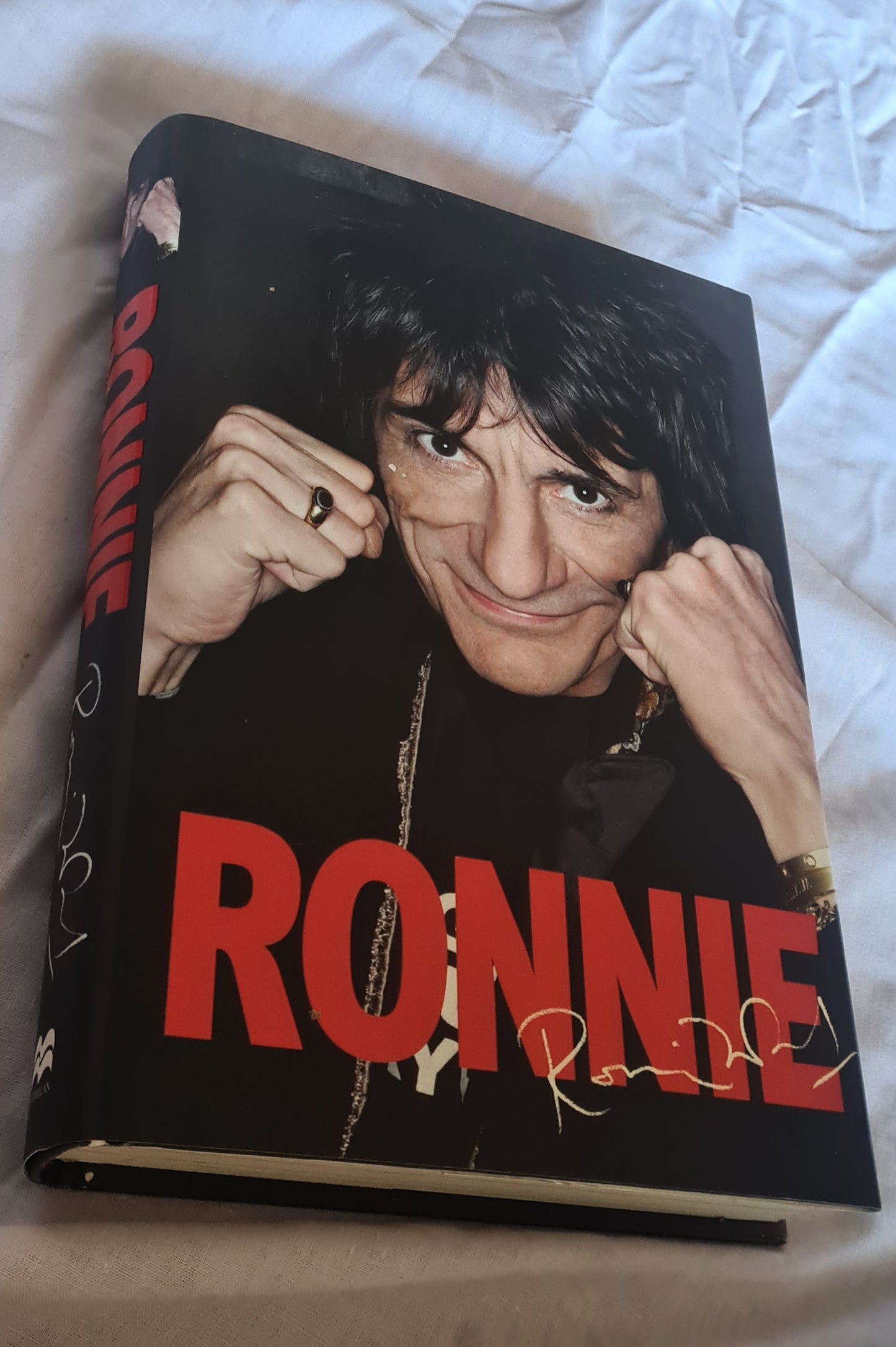 Ron Wood (Rolling Stones) - Ronnie - Hardcover Book (Autobiography)