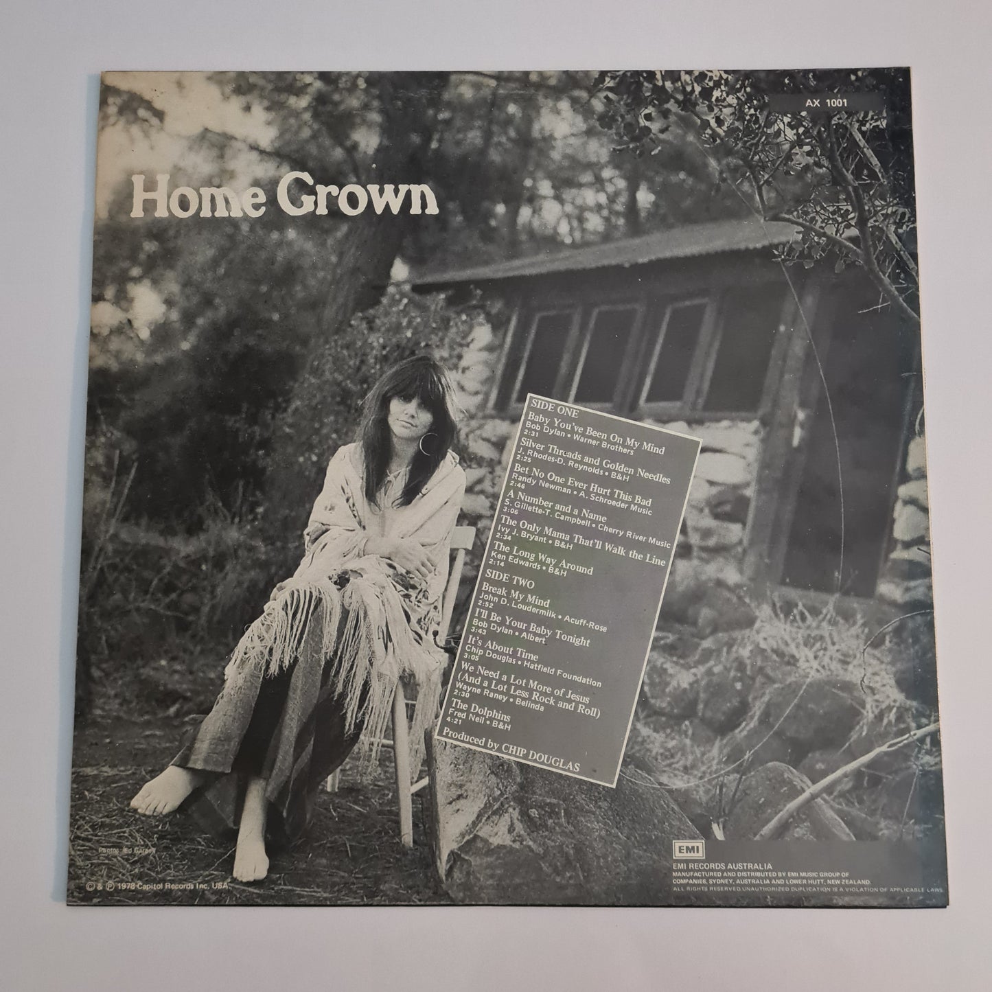 Linda Ronstadt - Hand Sown... Home Grown - 1969 (1982 Australian pressing) - Vinyl Record
