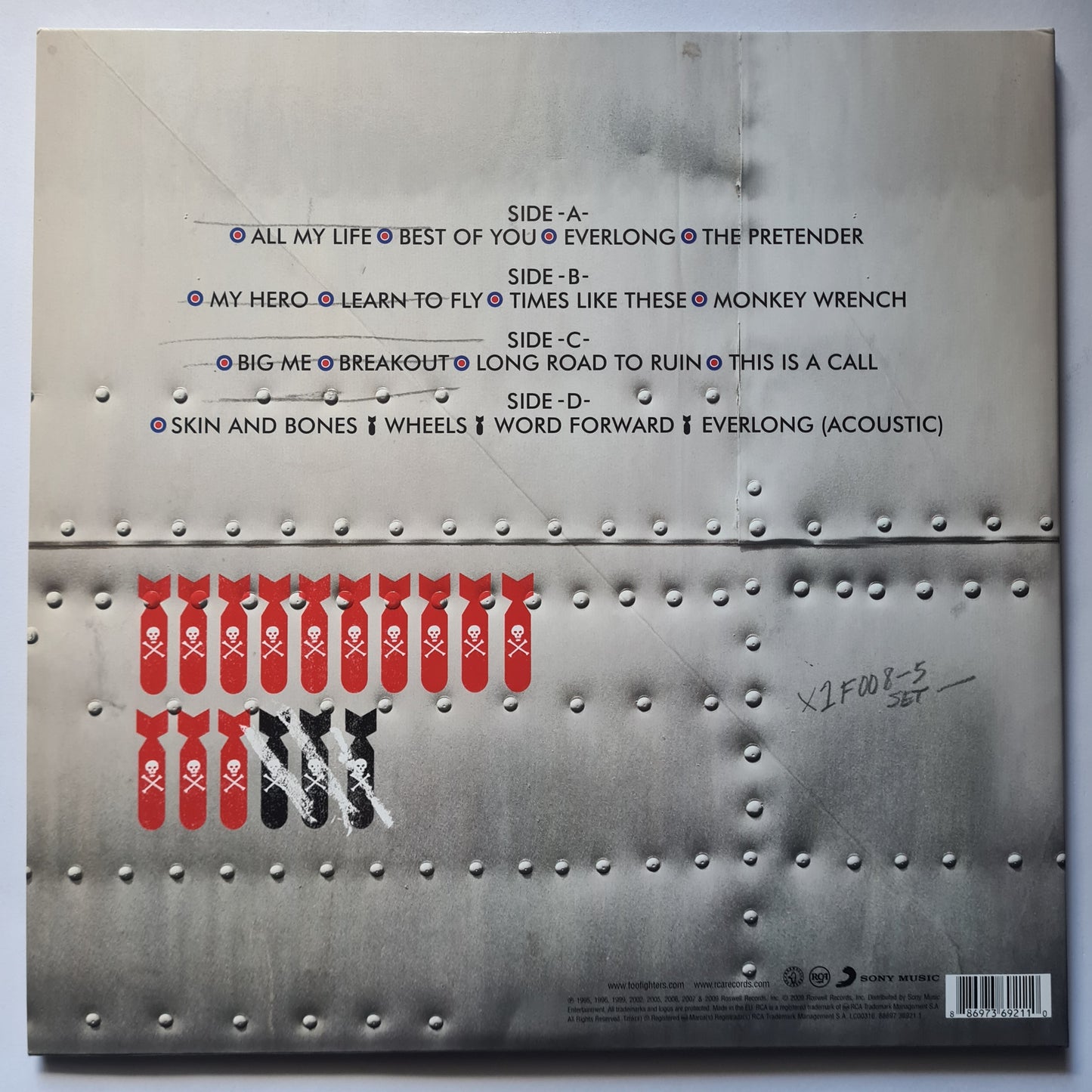 Foo Fighters – Greatest Hits - 2009 (UK & Europe Pressing) NM - 2LP Vinyl Record