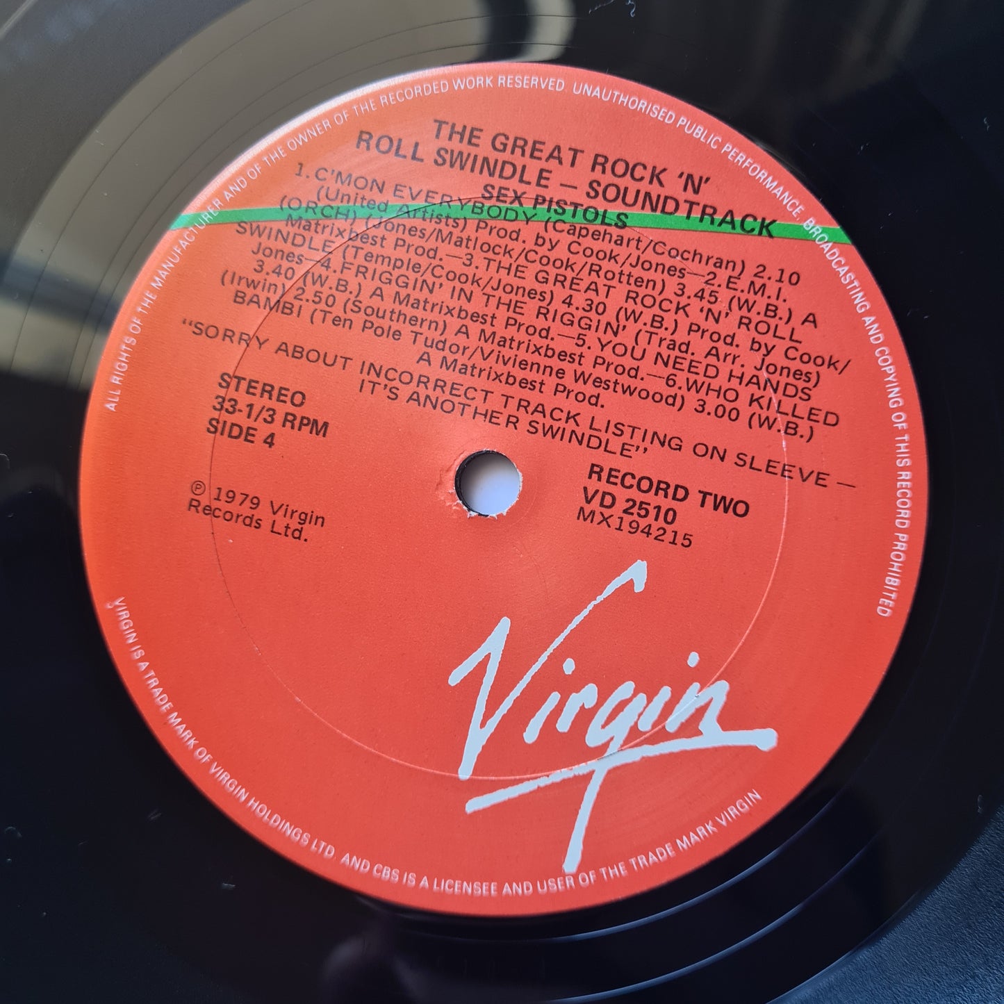 Sex Pistols – The Great Rock 'N' Roll Swindle - 1981 (2LP Gatefold) - Vinyl Record