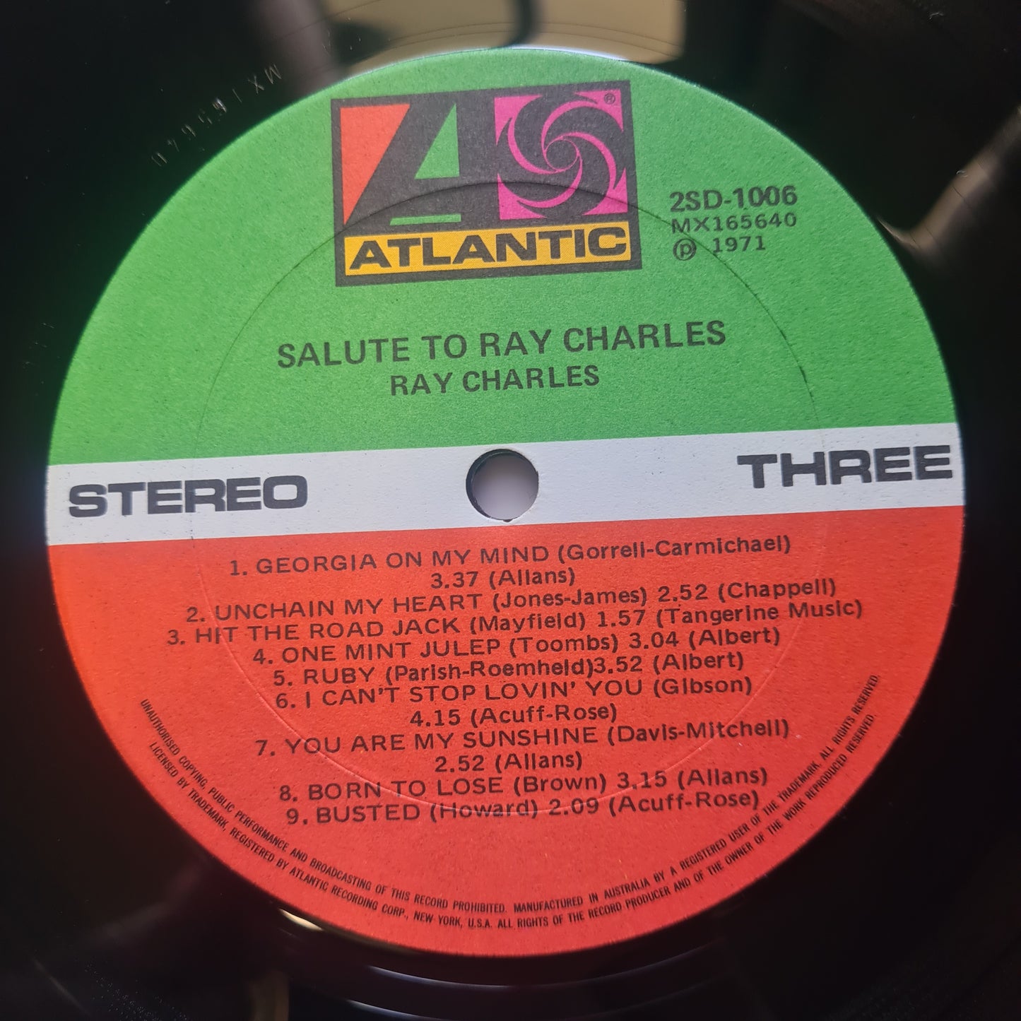 Ray Charles – His All Time Great Performances (Best Of) - 1971 (Gatefold)