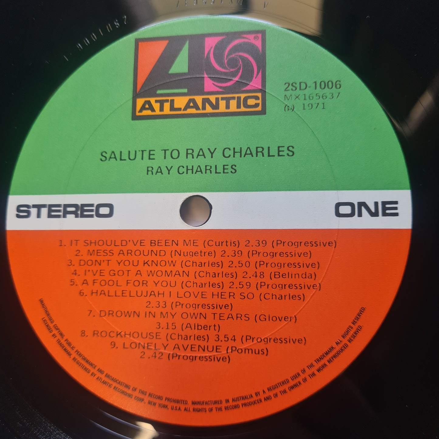 Ray Charles – His All Time Great Performances (Best Of) - 1971 (Gatefold)