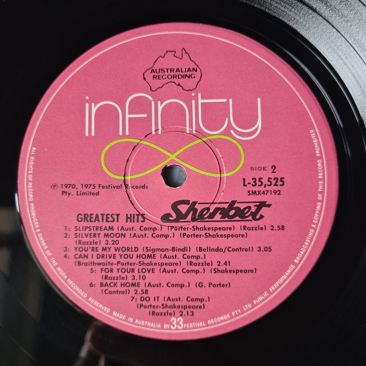 Sherbert – Greatest Hits 1970-75 - 1975 (Gatefold) - Vinyl Record