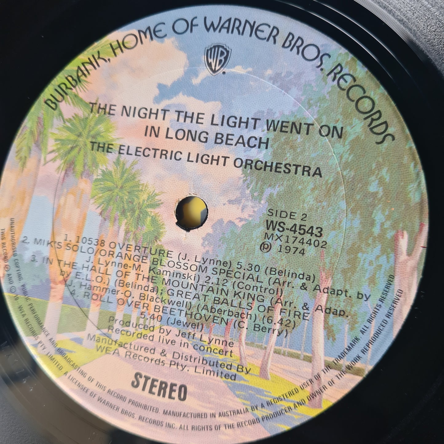 ELO – The Night The Light Went On In Long Beach - 1974 (Gatefold) - Vinyl Record LP