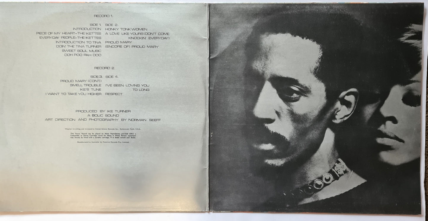 Ike & Tina Turner – "What You Hear Is What You Get" - Live At Carnegie Hall - 1971 - Vinyl Record 2LP