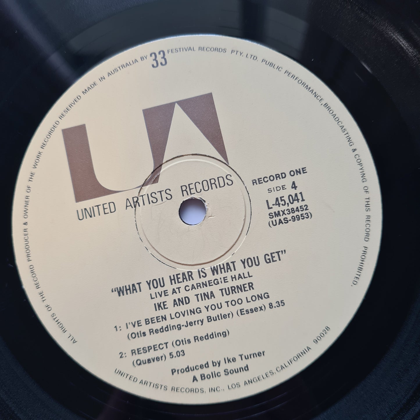 Ike & Tina Turner – "What You Hear Is What You Get" - Live At Carnegie Hall - 1971 - Vinyl Record 2LP