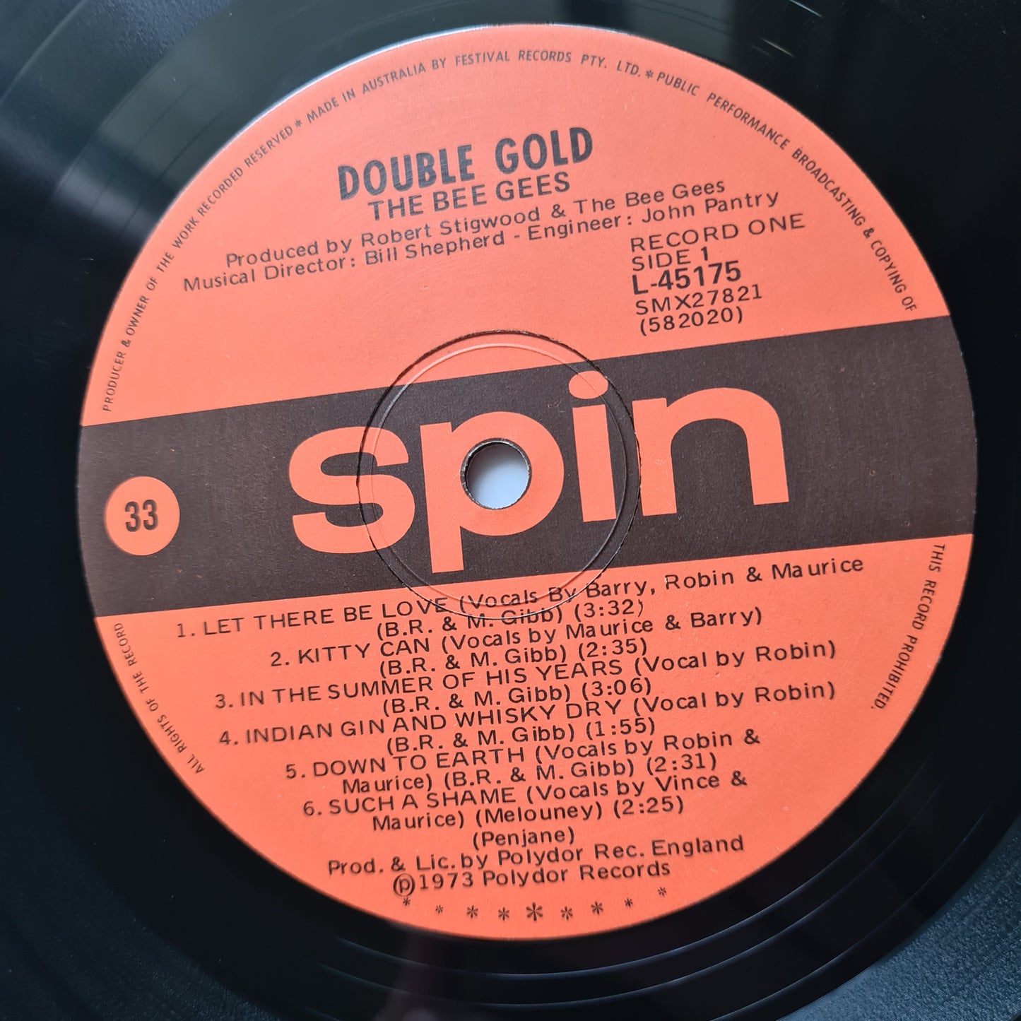 Bee Gees – Double Gold - 1973 - Vinyl Record 2LP (Greatest Hits)