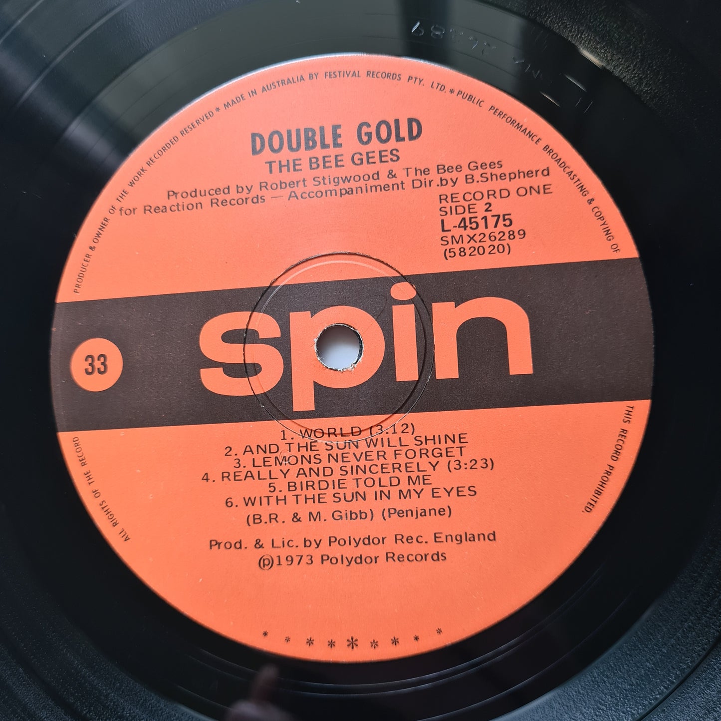 Bee Gees – Double Gold - 1973 - Vinyl Record 2LP (Greatest Hits)