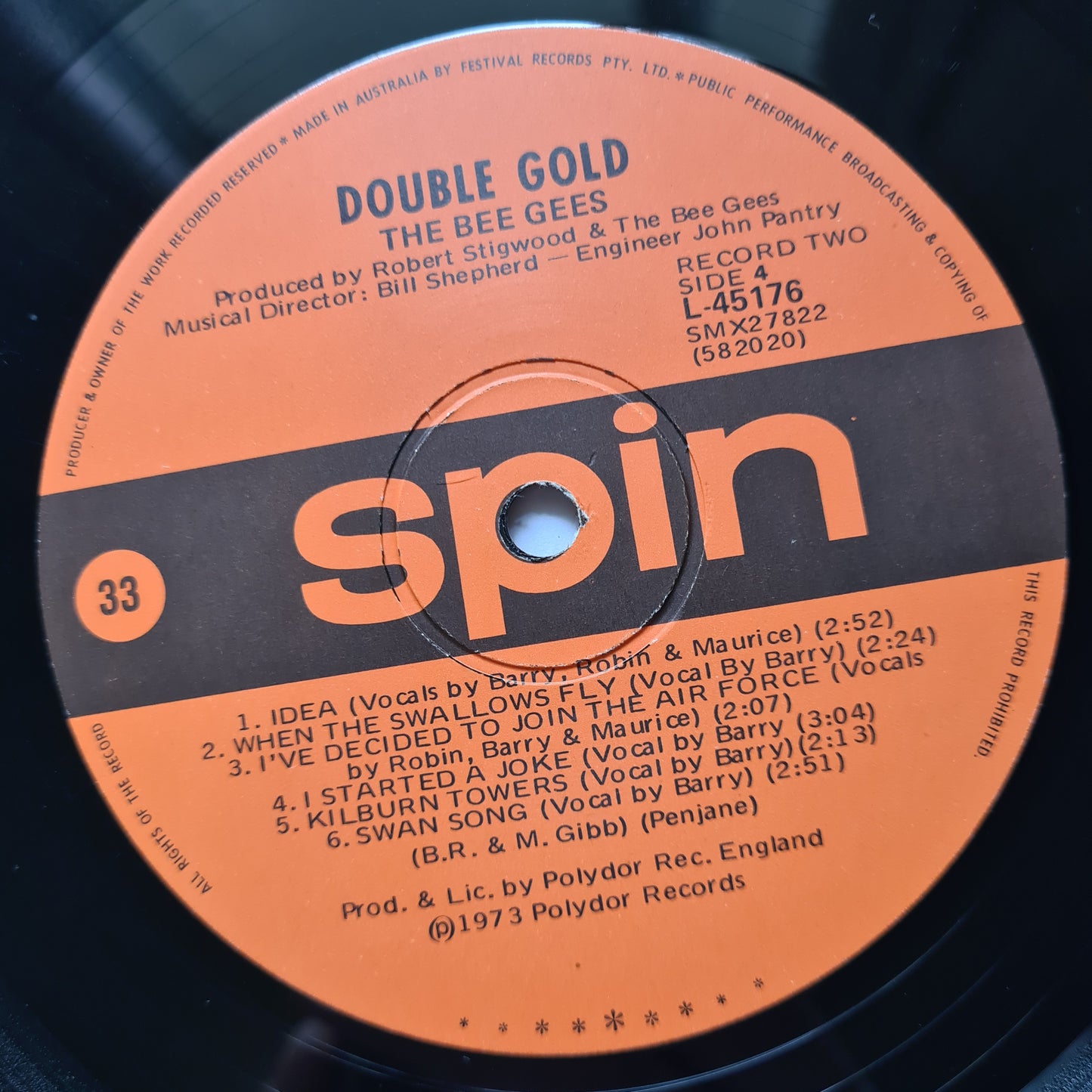 Bee Gees – Double Gold - 1973 - Vinyl Record 2LP (Greatest Hits)