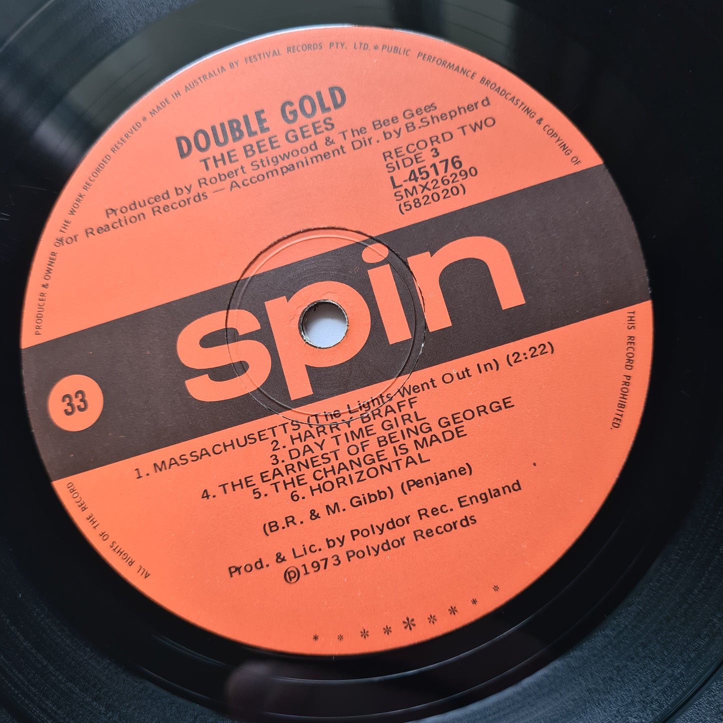 Bee Gees – Double Gold - 1973 - Vinyl Record 2LP (Greatest Hits)