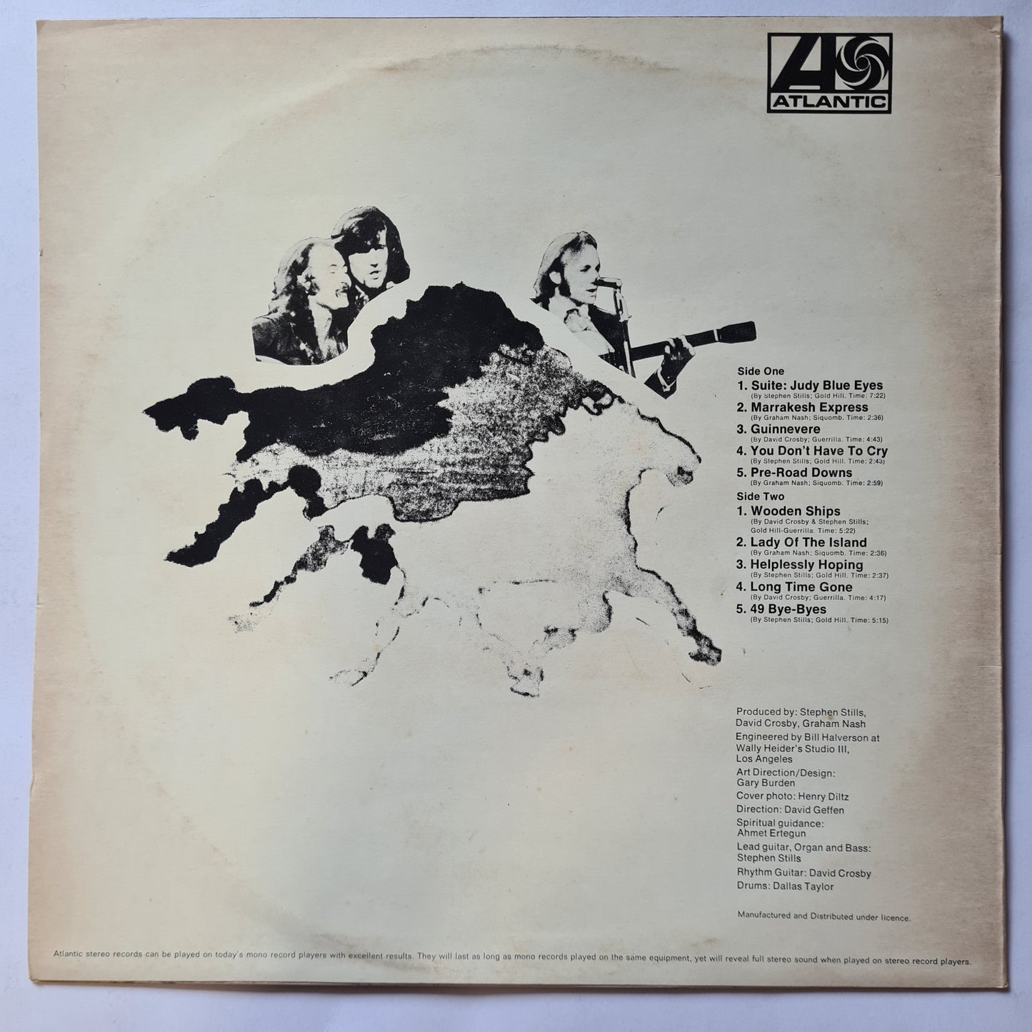 Crosby, Stills & Nash – Crosby Stills & Nash - 1969 (70's reissue) - Vinyl Record LP