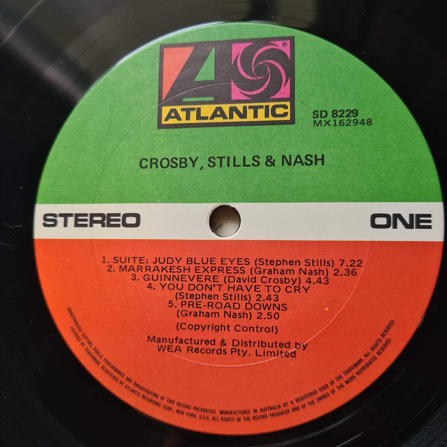 Crosby, Stills & Nash – Crosby Stills & Nash - 1969 (70's reissue) - Vinyl Record LP