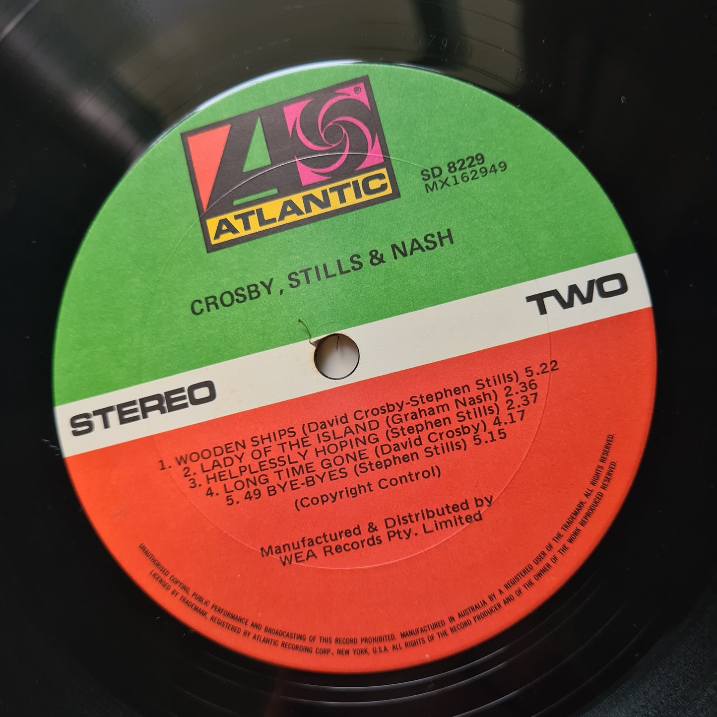 Crosby, Stills & Nash – Crosby Stills & Nash - 1969 (70's reissue) - Vinyl Record LP