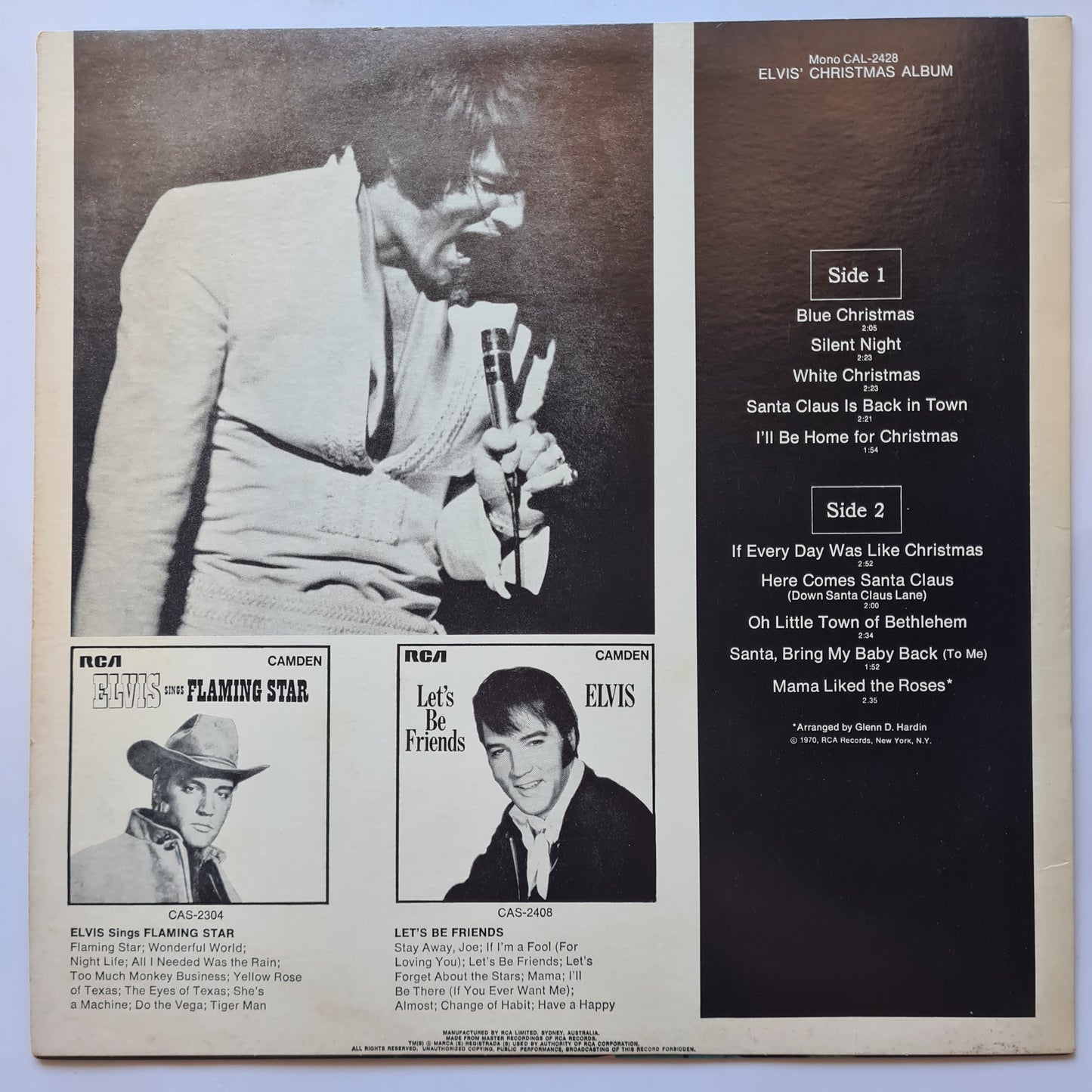 Elvis Presley – Elvis Christmas Album - 1970 - Vinyl Record LP (near mint)