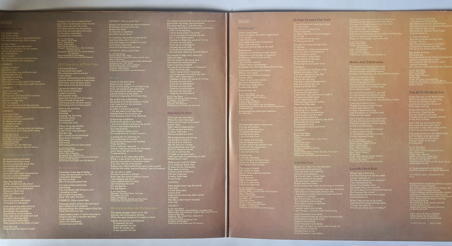 Paul Simon – Greatest Hits, Etc - 1977 (Gatefold) - Vinyl Record LP (near mint)