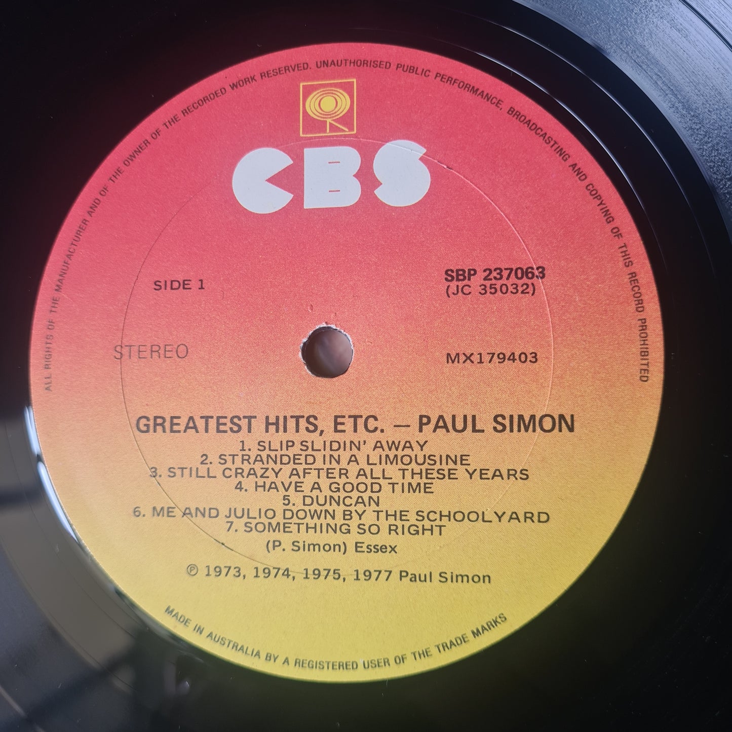 Paul Simon – Greatest Hits, Etc - 1977 (Gatefold) - Vinyl Record LP (near mint)