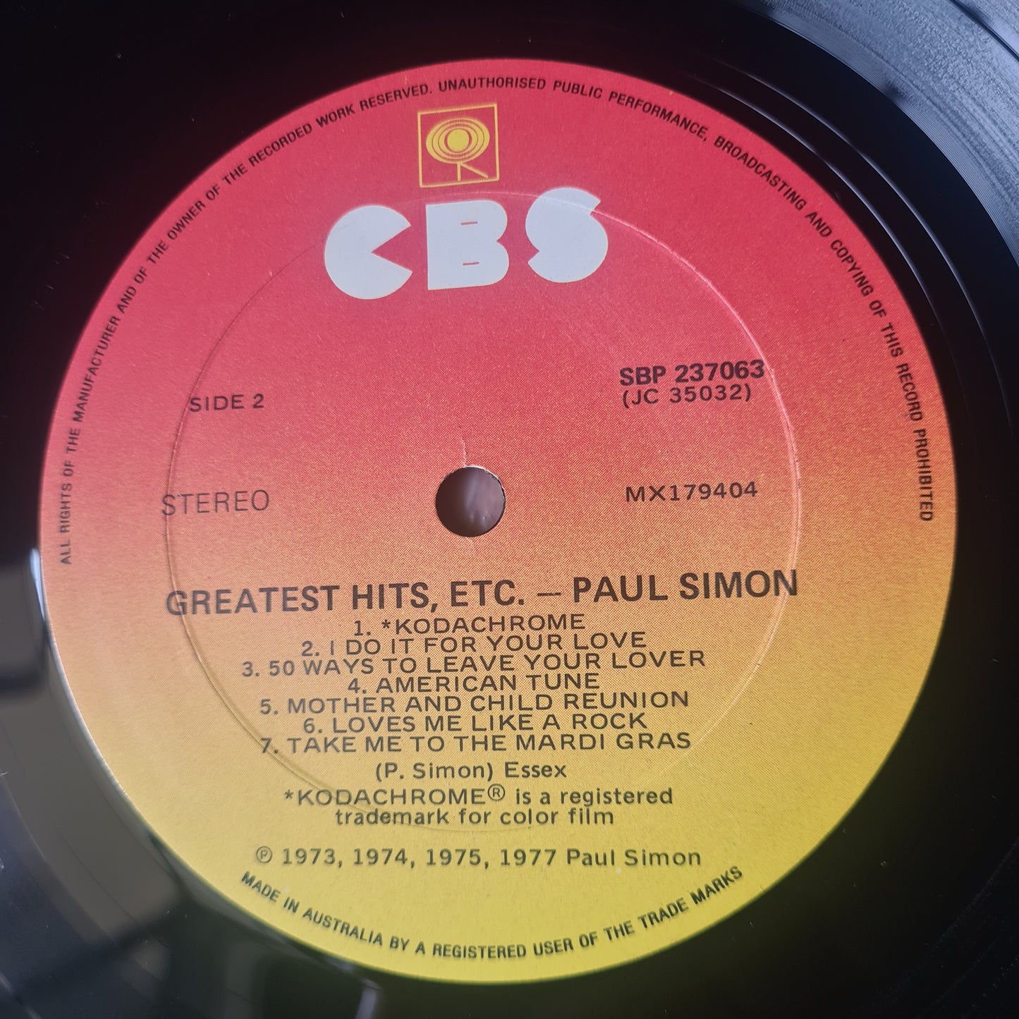 Paul Simon – Greatest Hits, Etc - 1977 (Gatefold) - Vinyl Record LP (near mint)
