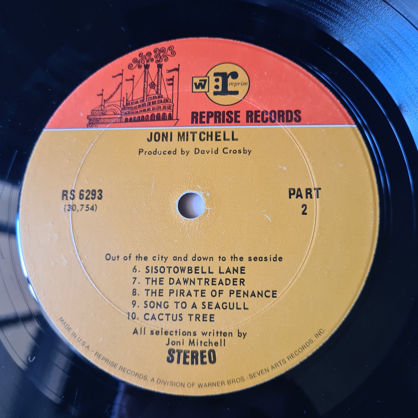 Joni Mitchell – Song To A Seagull - 1968 (Terre Haute USA Pressing)- Vinyl Record LP