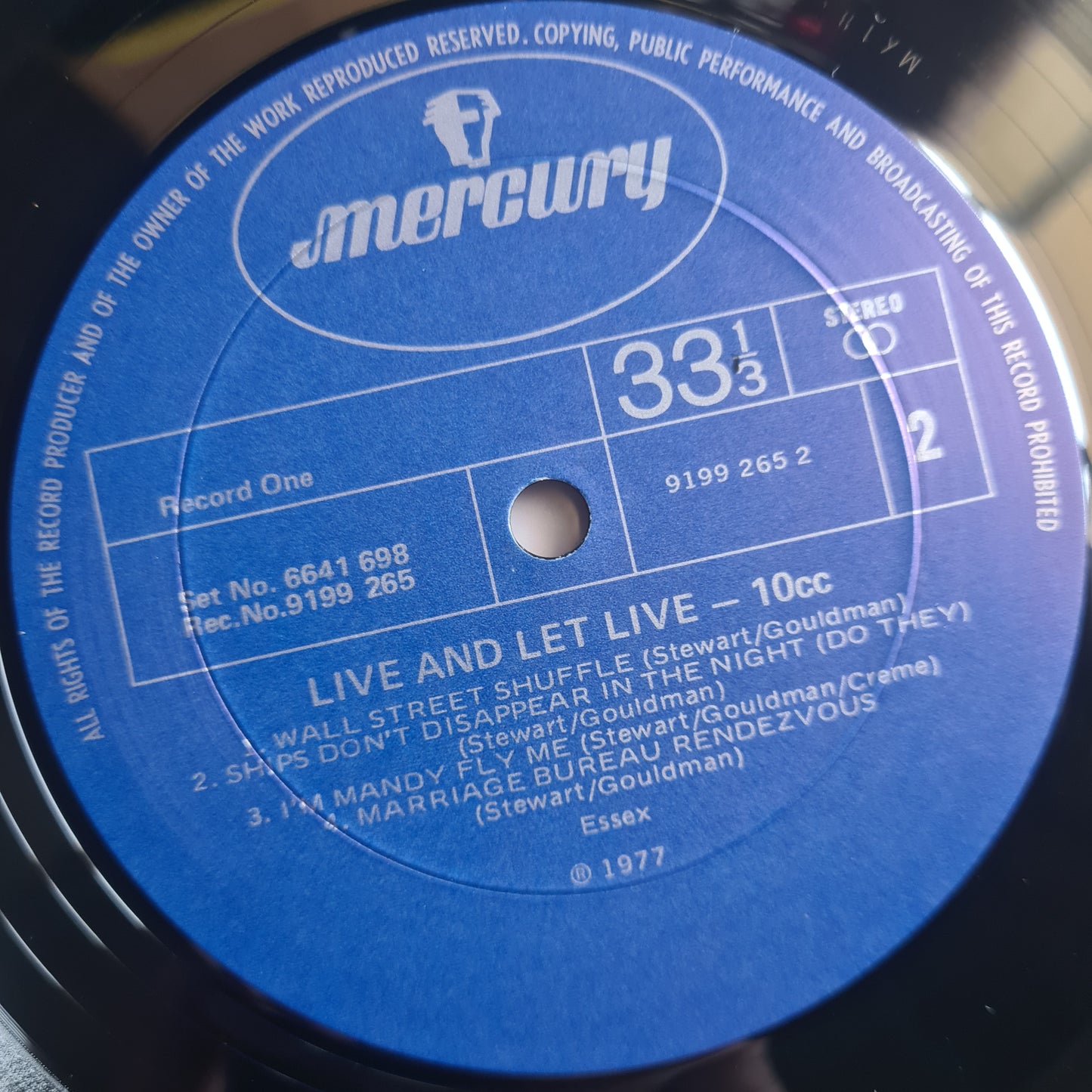 10CC – Live & Let LIVE - 1977 - Vinyl Record 2LP Gatefold