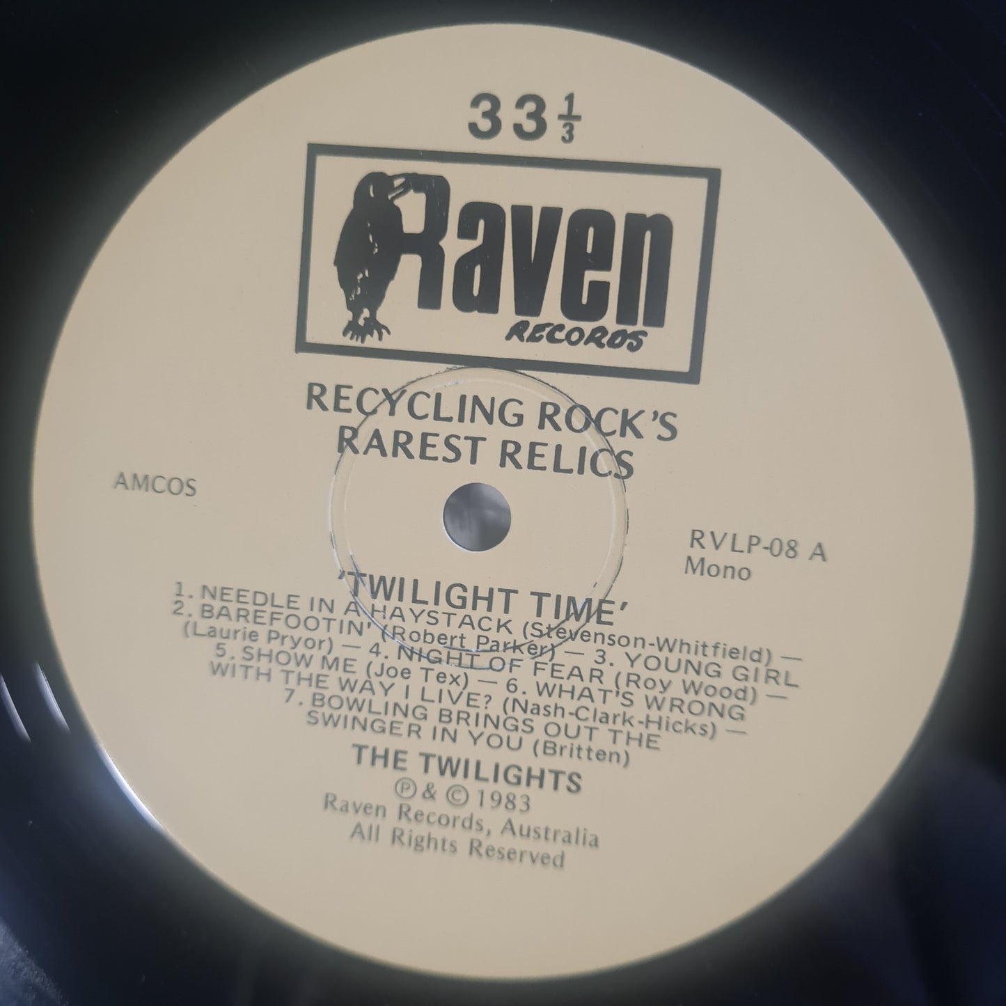 The Twilights (Glenn Shorrock) – Twilight Time: In Concert, Melbourne 66-67 - 1982 - Vinyl Record LP