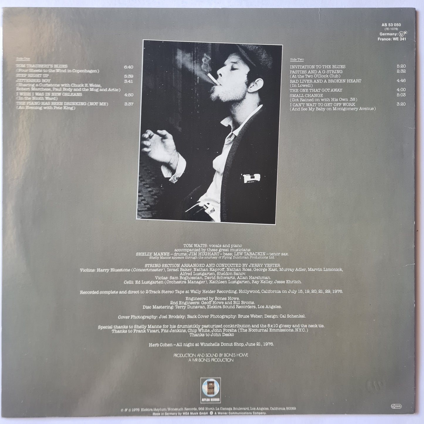 Tom Waits – Small Change- 1976 (German Pressing) - Vinyl Record LP (near mint)
