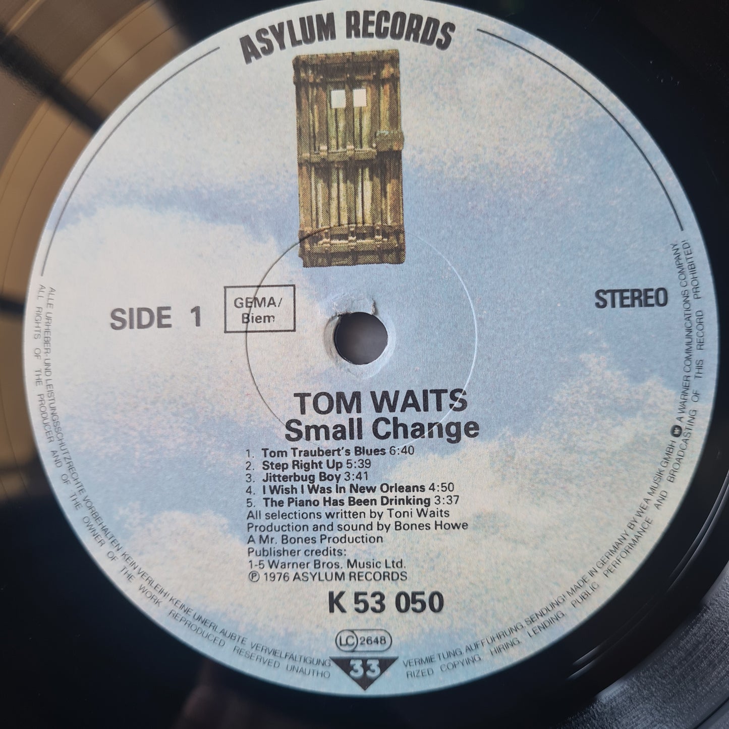 Tom Waits – Small Change- 1976 (German Pressing) - Vinyl Record LP (near mint)