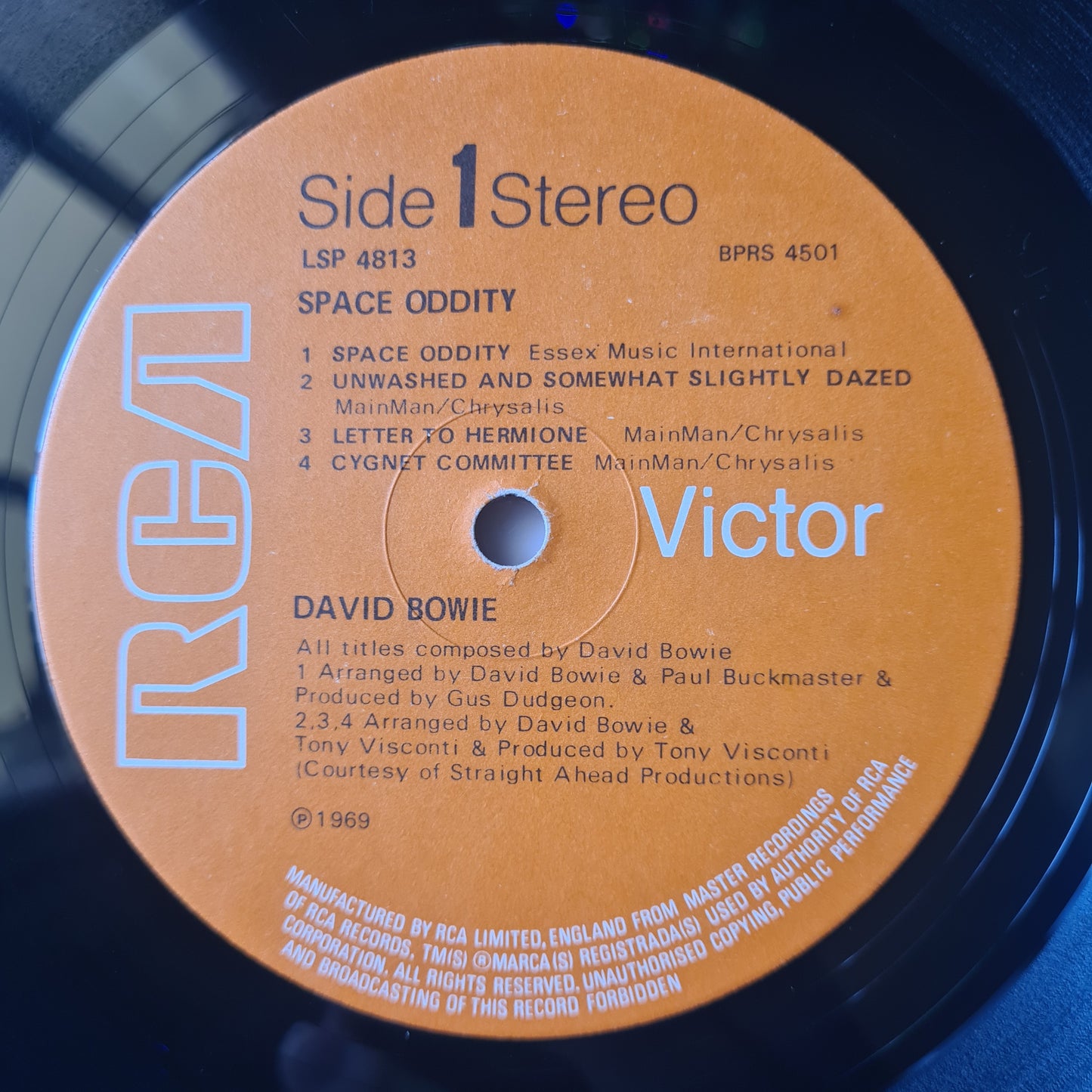 David Bowie – Space Oddity - 1972 (UK Pressing) - Vinyl Record LP